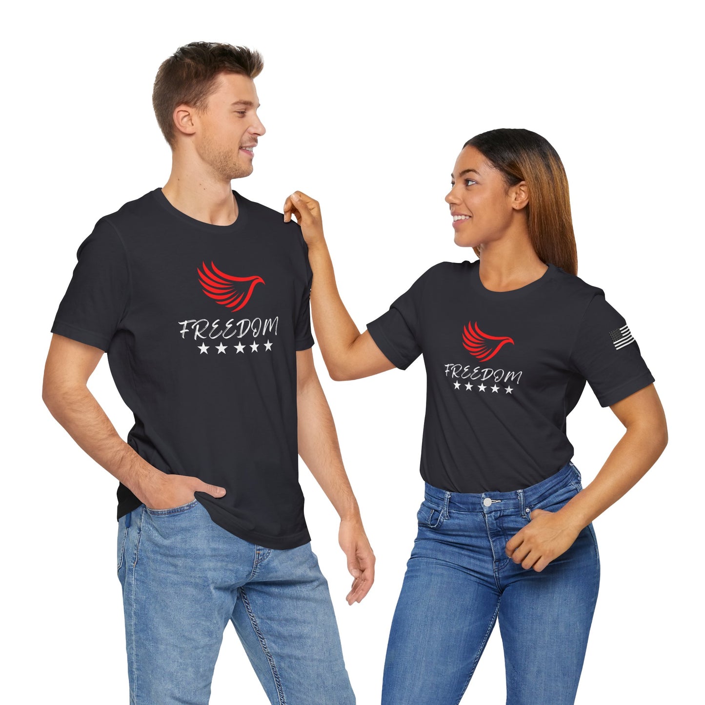 Freedom Wings Unisex Tee - Inspirational Graphic Shirt, Casual Wear