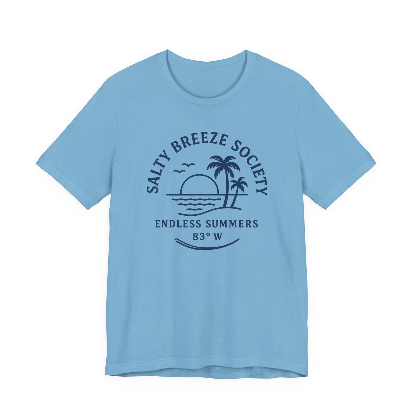Salty Breeze Society Unisex Short Sleeve Tee - Endless Summers Design