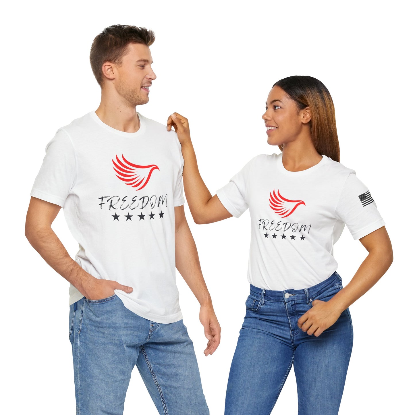 Freedom Wings Unisex Tee - Inspirational Graphic Shirt, Casual Wear