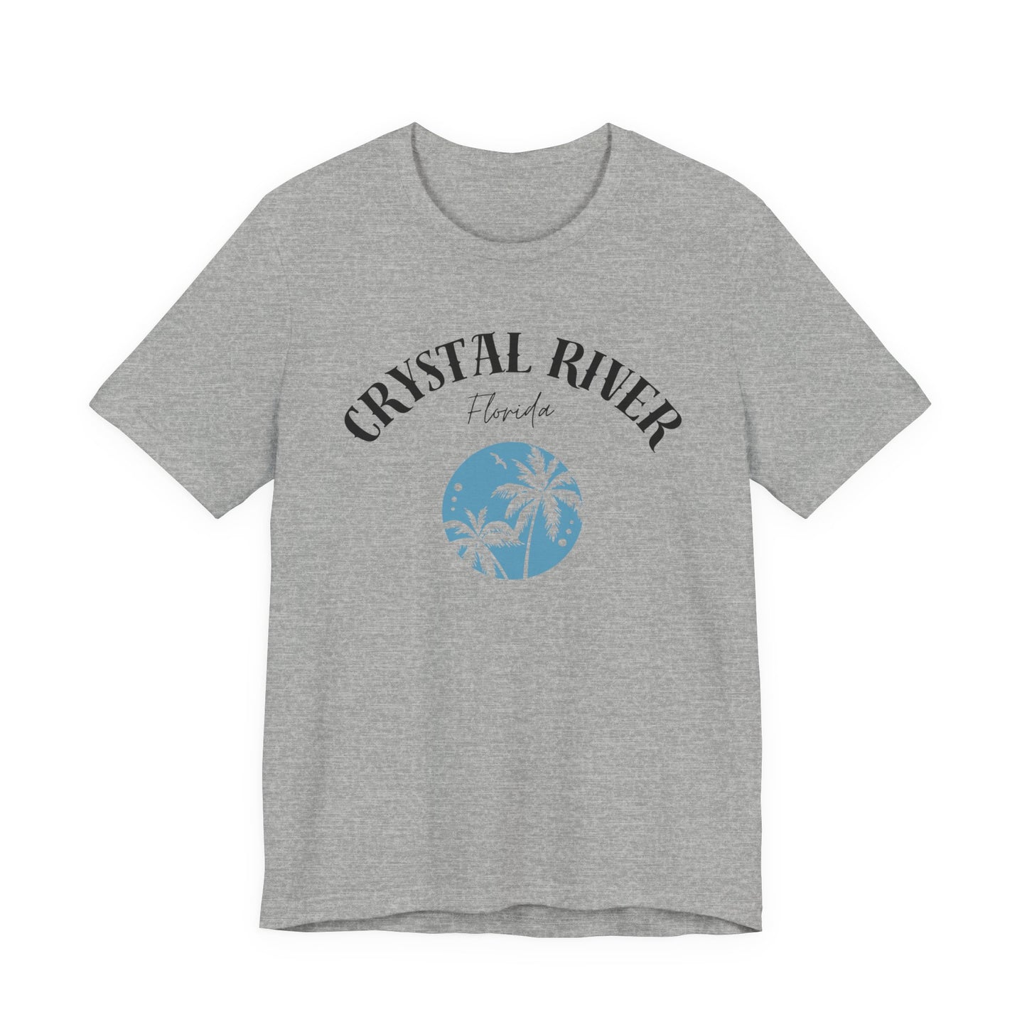 Crystal River Florida Tropical Tee - Unisex Jersey Short Sleeve Shirt