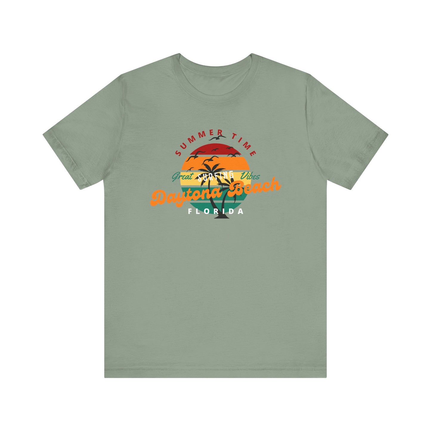 Summer Vibes Daytona Beach Tee - Unisex Jersey Short Sleeve