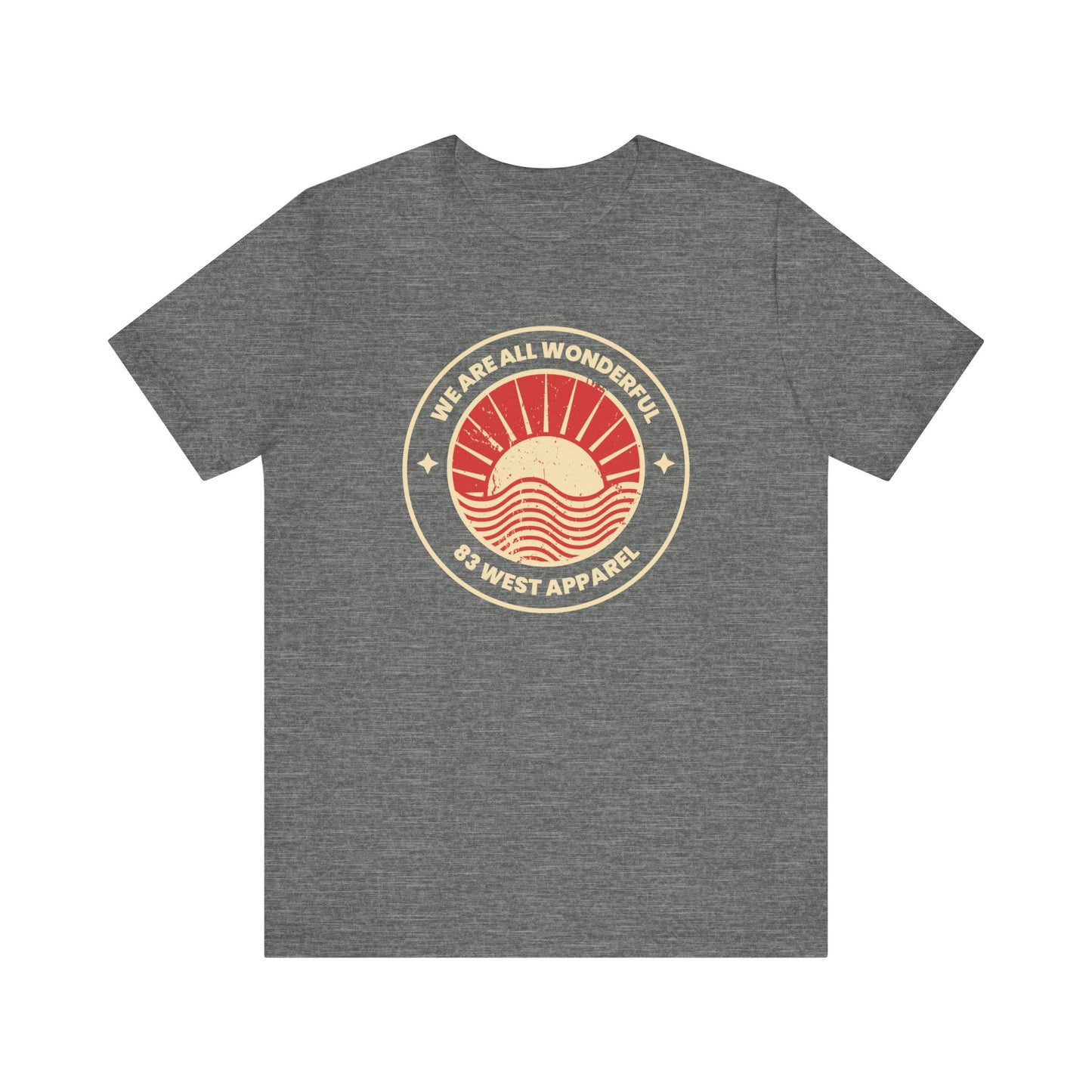Inspirational Unisex Jersey Short Sleeve Tee - 'We Are All Wonderful'