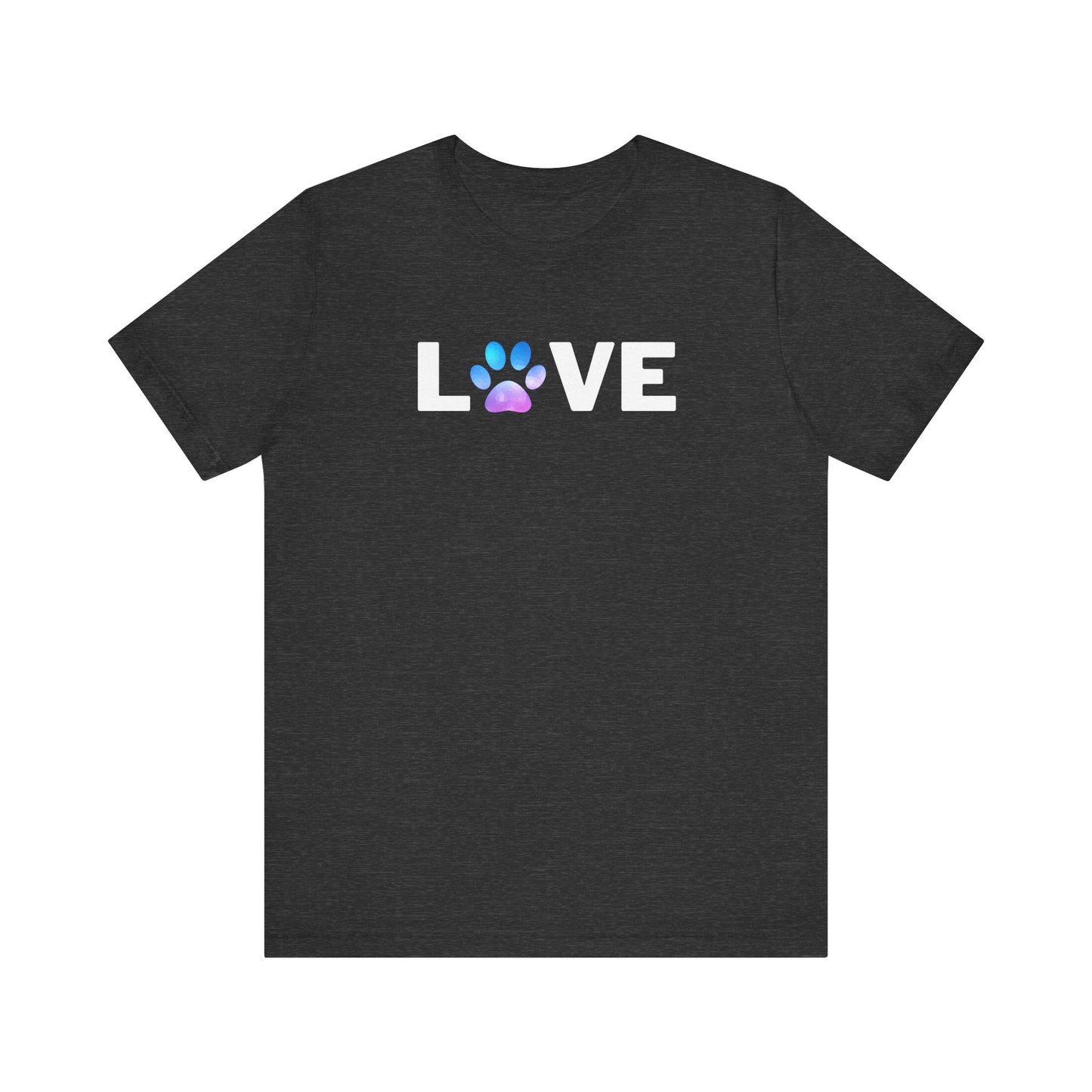 Cute Watercolor Paw Print Unisex Tee - Perfect for Pet Lovers