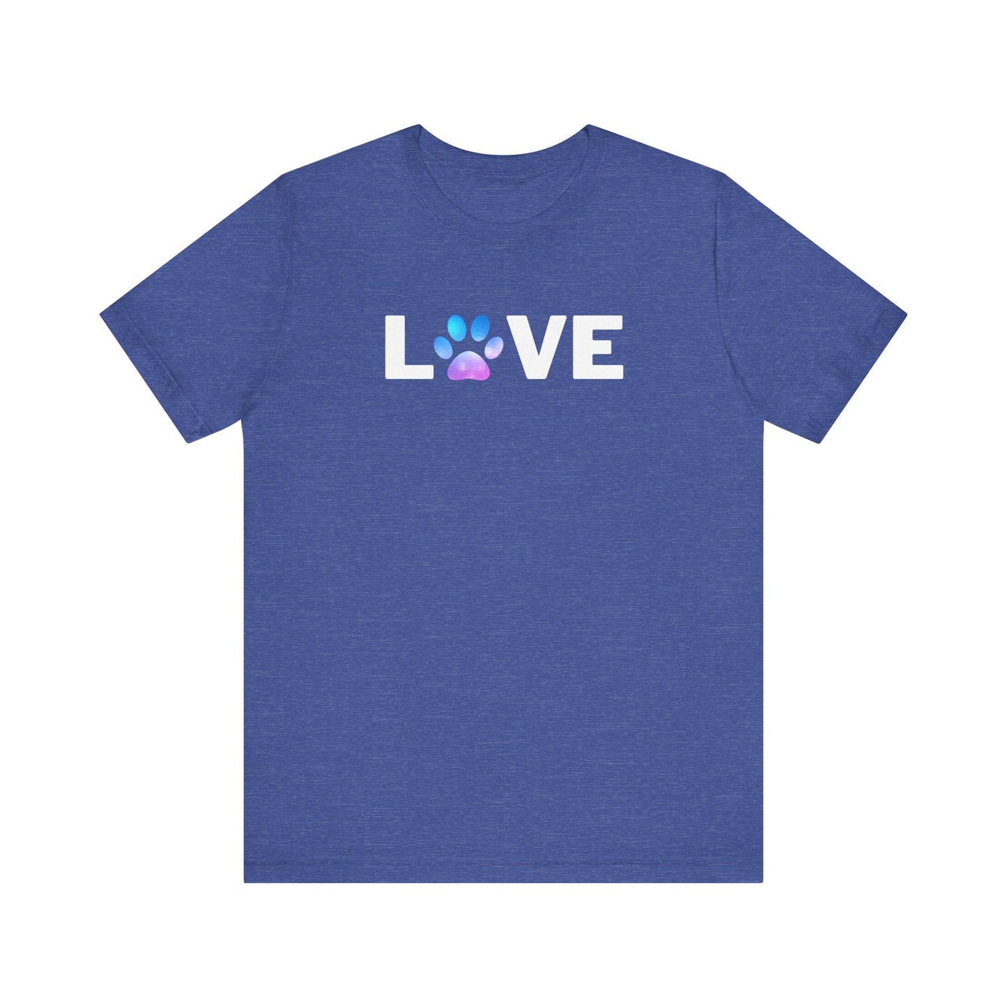 Cute Watercolor Paw Print Unisex Tee - Perfect for Pet Lovers