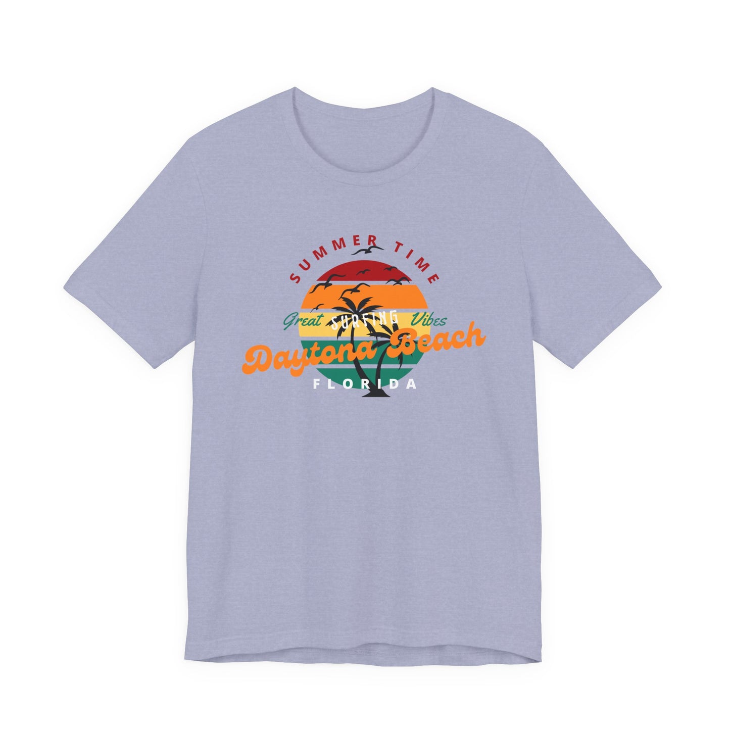 Summer Vibes Daytona Beach Tee - Unisex Jersey Short Sleeve