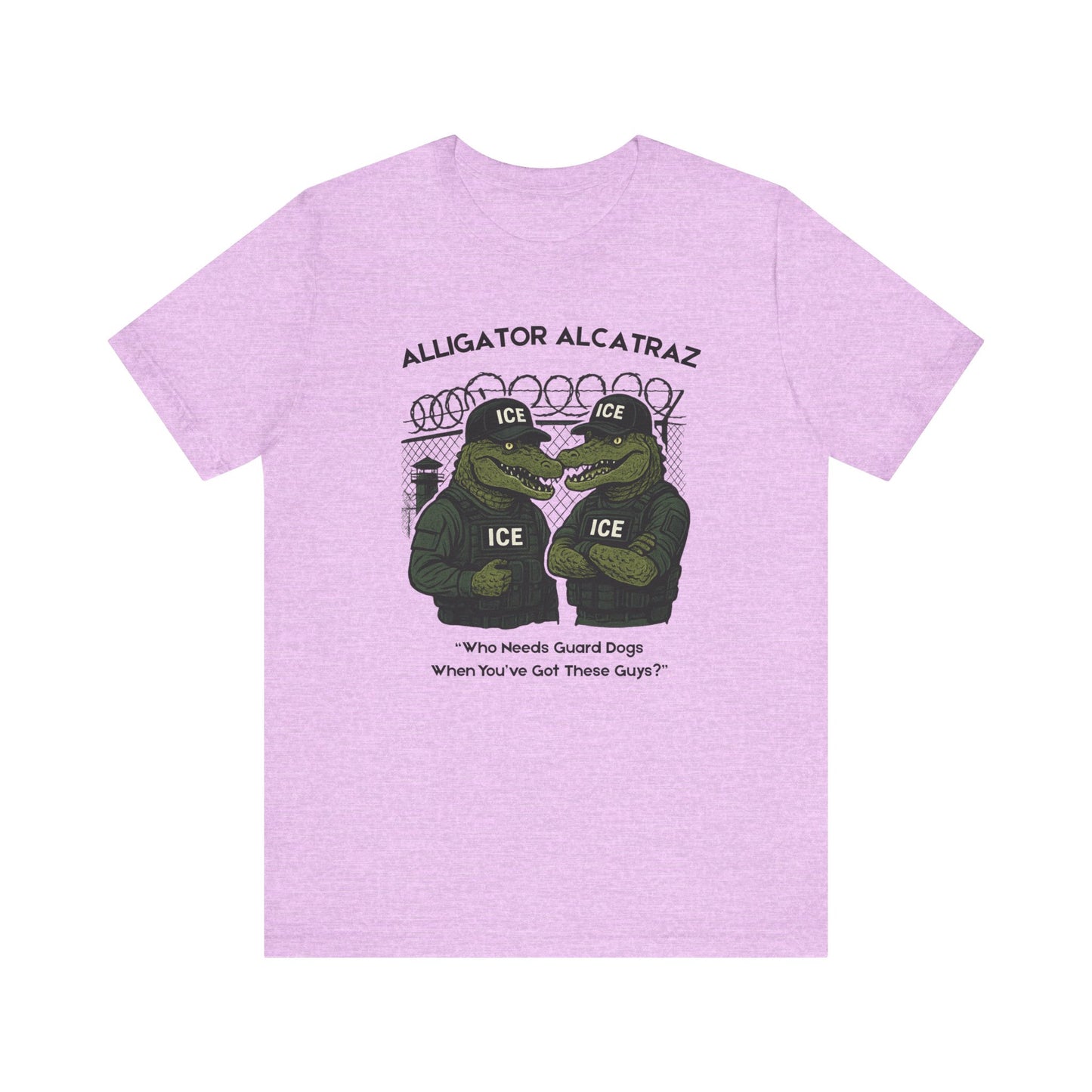 Alligator Alcatraz Unisex Tee, Funny Graphic Shirt