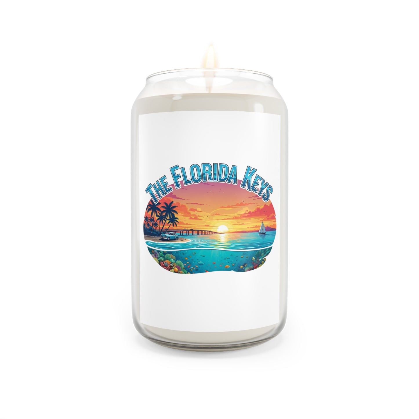 Florida Keys Scented Soy Candles, Relaxing Gift, Aromatherapy Candle, Coastal Living, Beach House Candle
