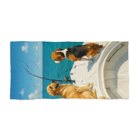 Pawtastic Adventure Beach Towel - Perfect for Dog Lovers