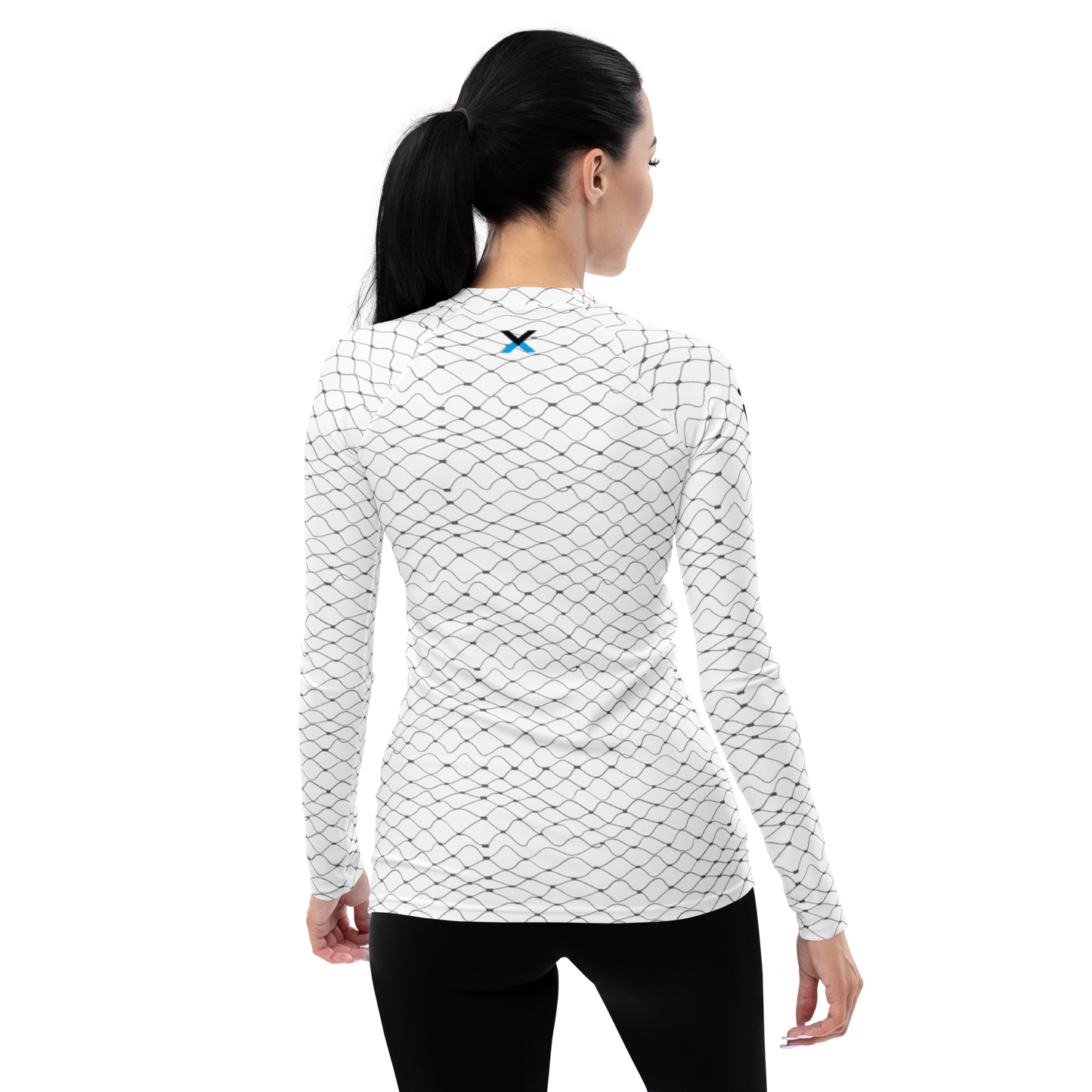 VENTURX™ Fishnet Graphics Women's UPF 50+ Rash Guard Shirt