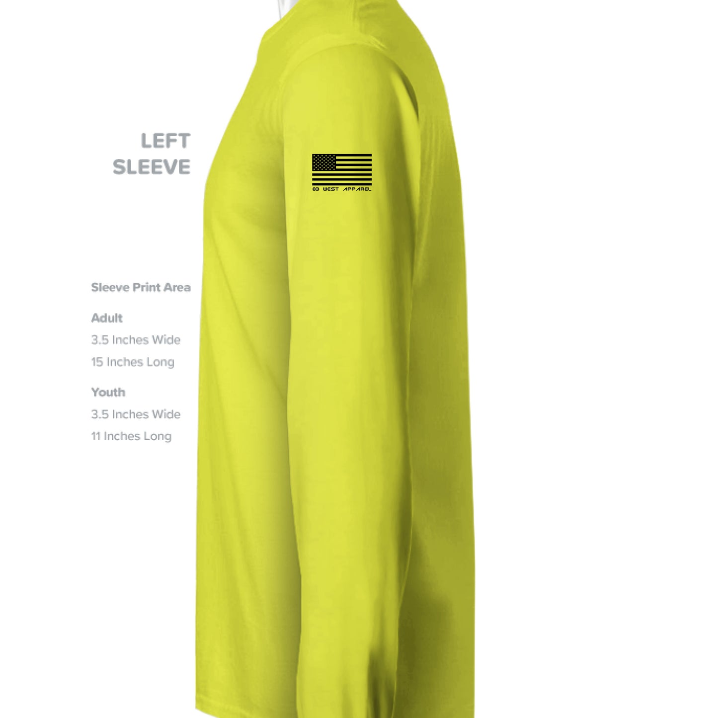 SAFETY YELLOW - SLEEVE_LEFT
