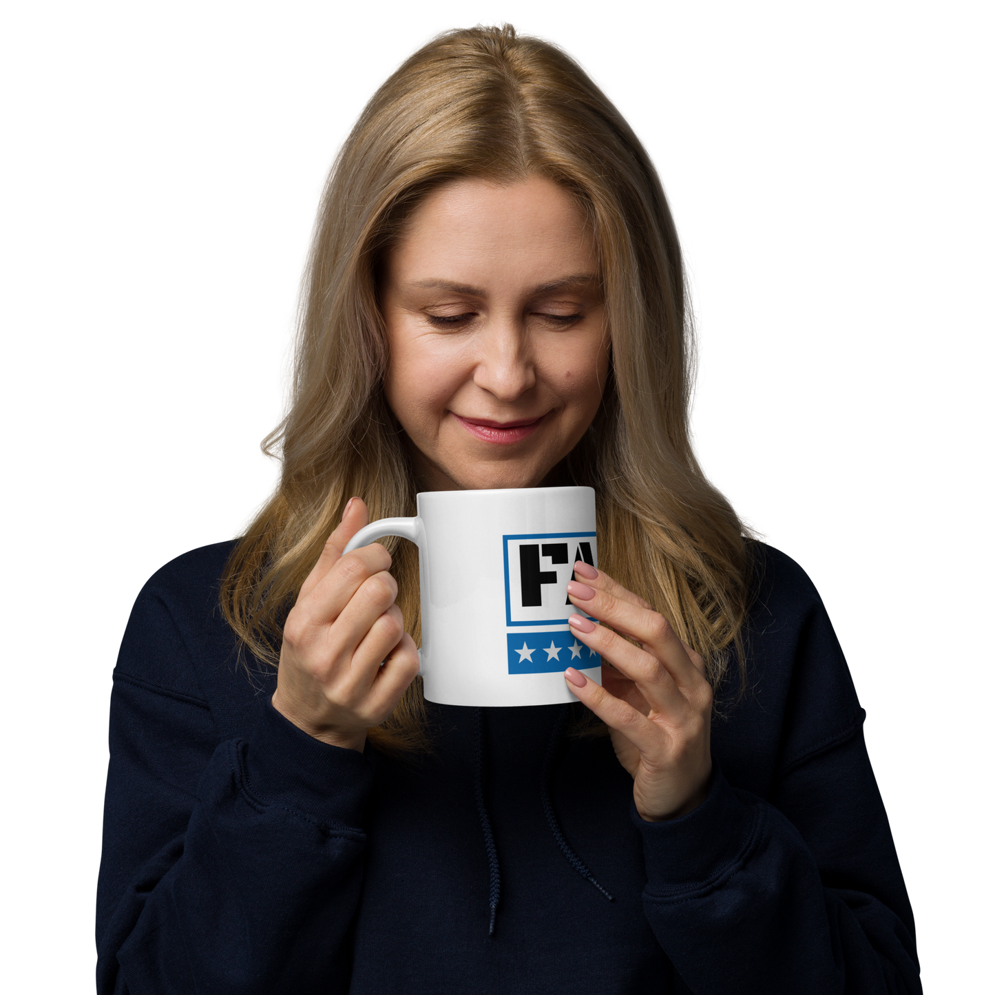 FAFO White Glossy Large Mug 20 ounce