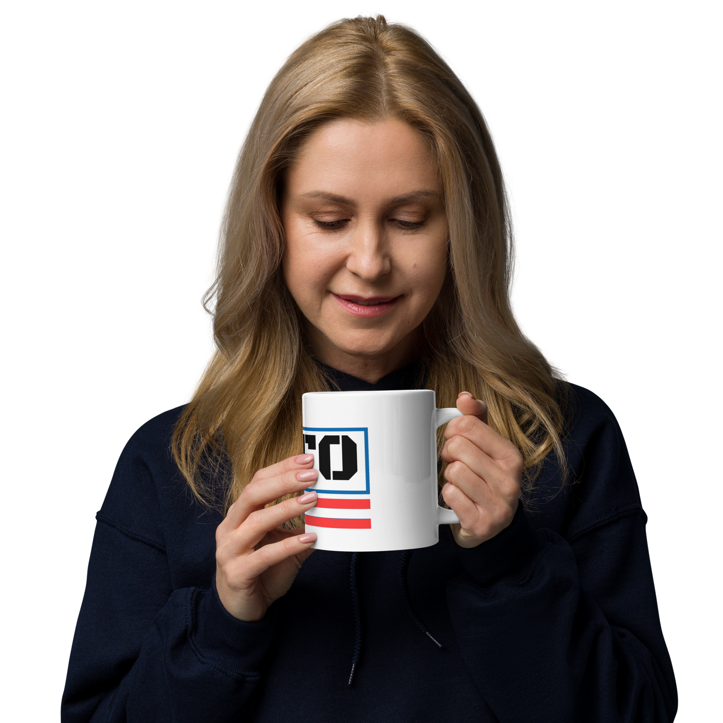 FAFO White Glossy Large Mug 20 ounce