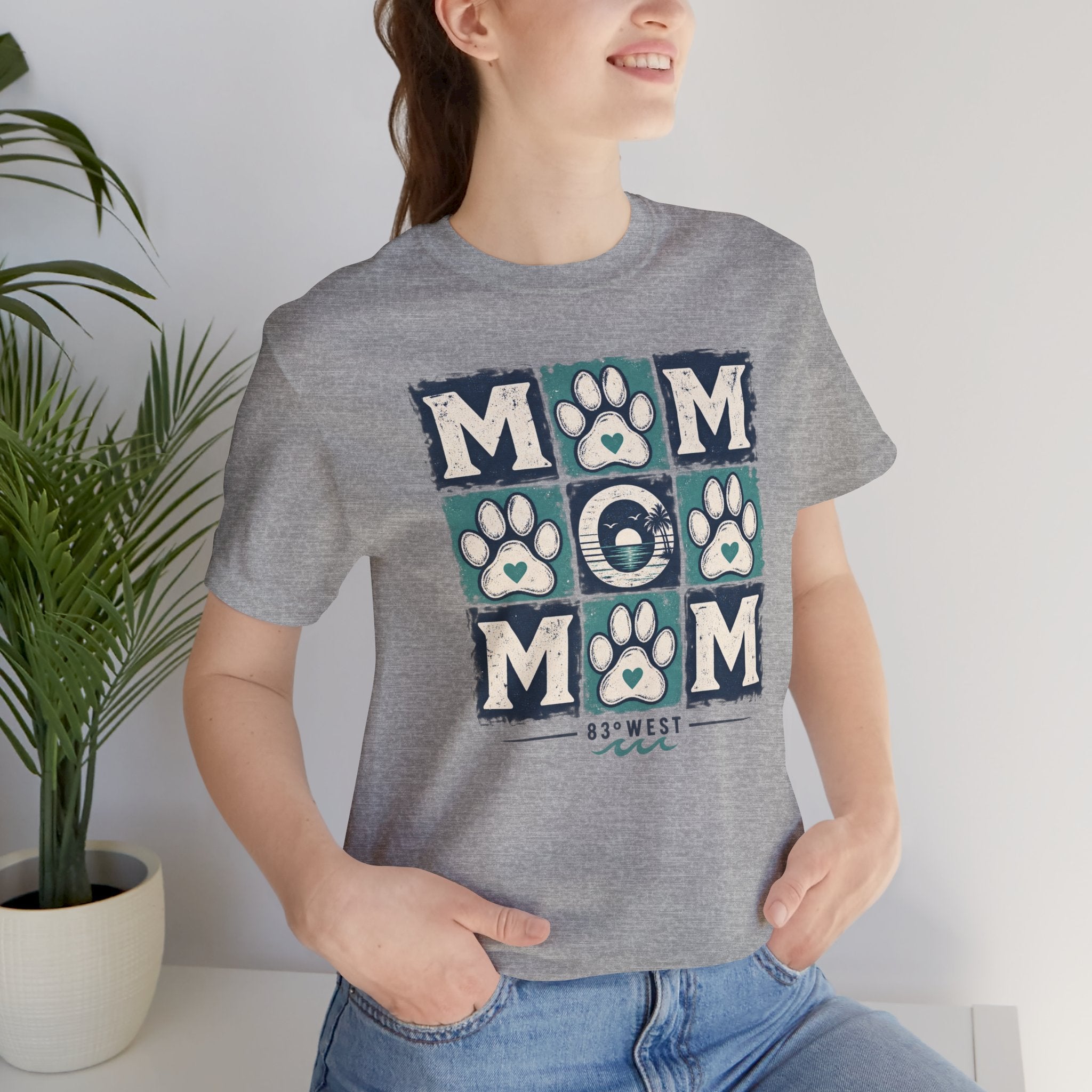 Dog Mom T-Shirt – Dogs and Sunsets Go Together for Dog Moms