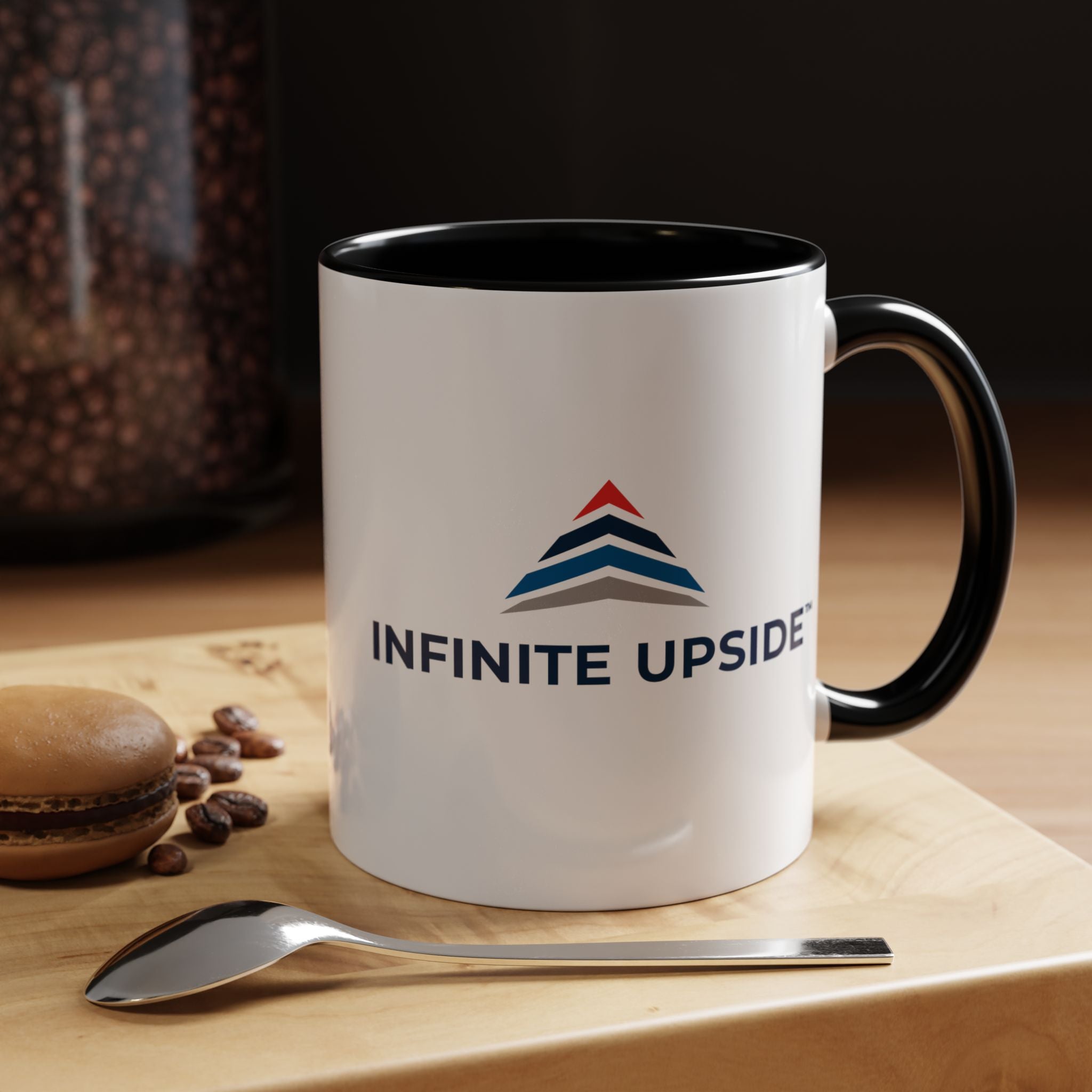 Infinity Upside™ Branded Accent Coffee Mug – Logo Coffee Cup (11/15oz)