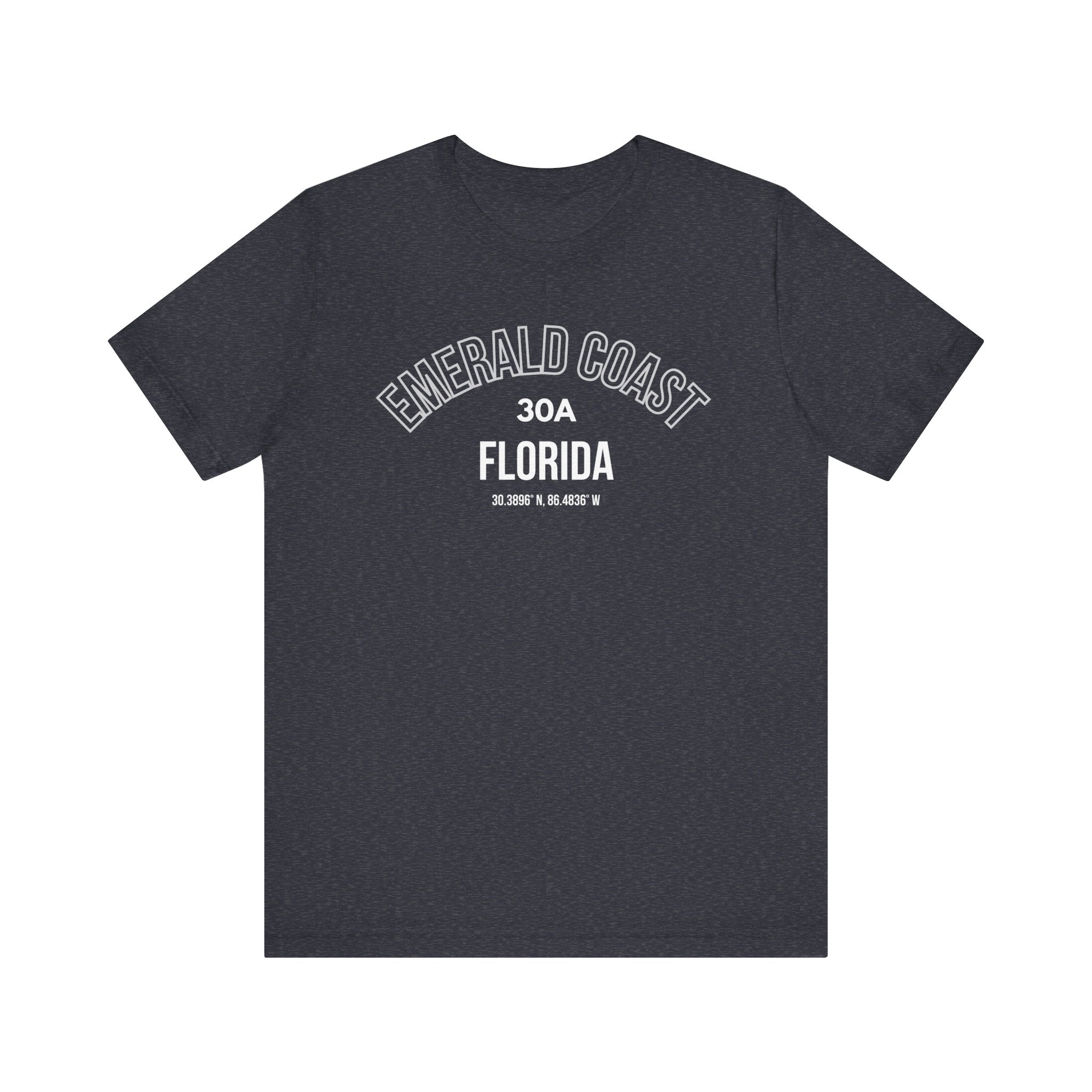 Emerald Coast 30A Florida Short Sleeve Tee - Casual Summer Shirt