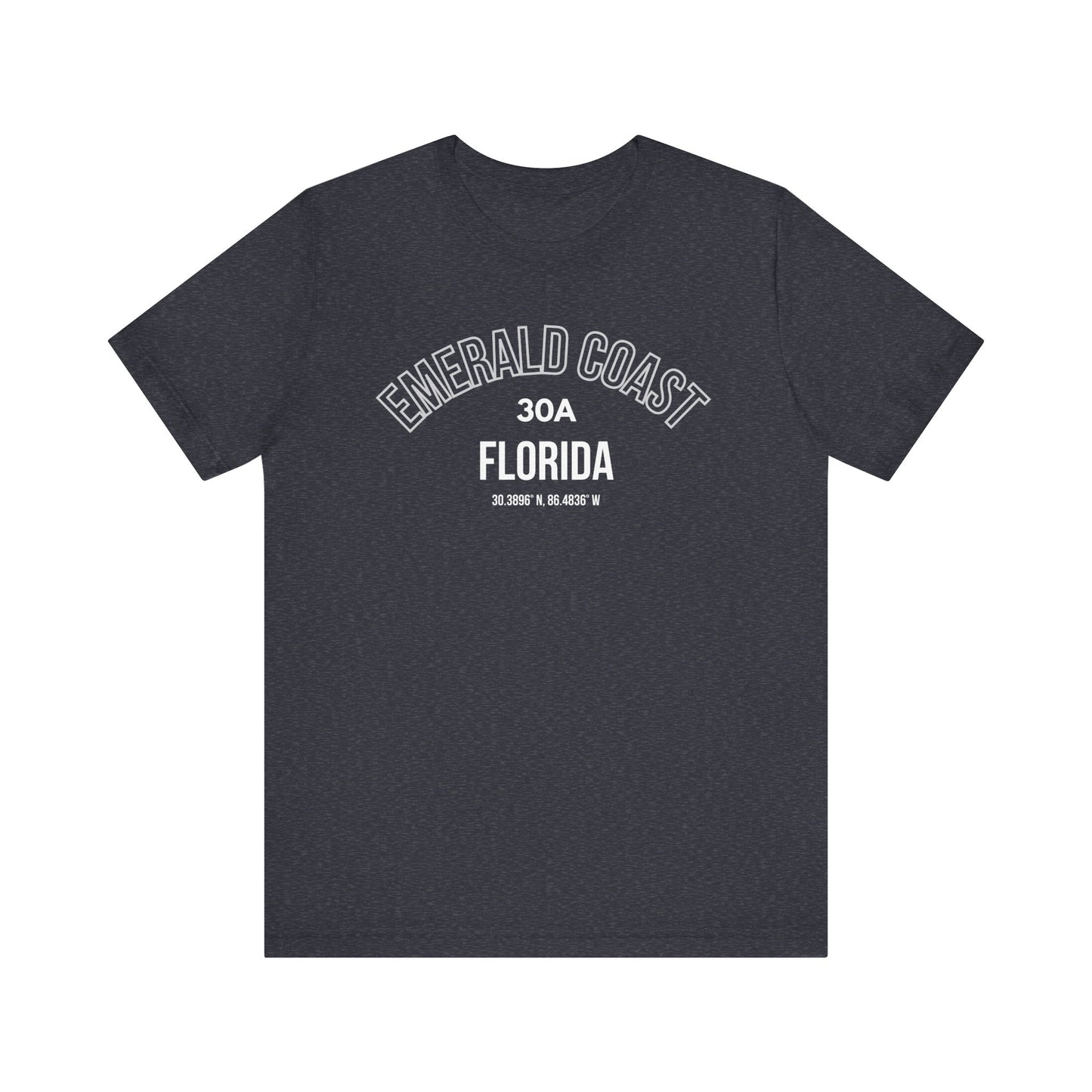 Emerald Coast 30A Florida Short Sleeve Tee - Casual Summer Shirt