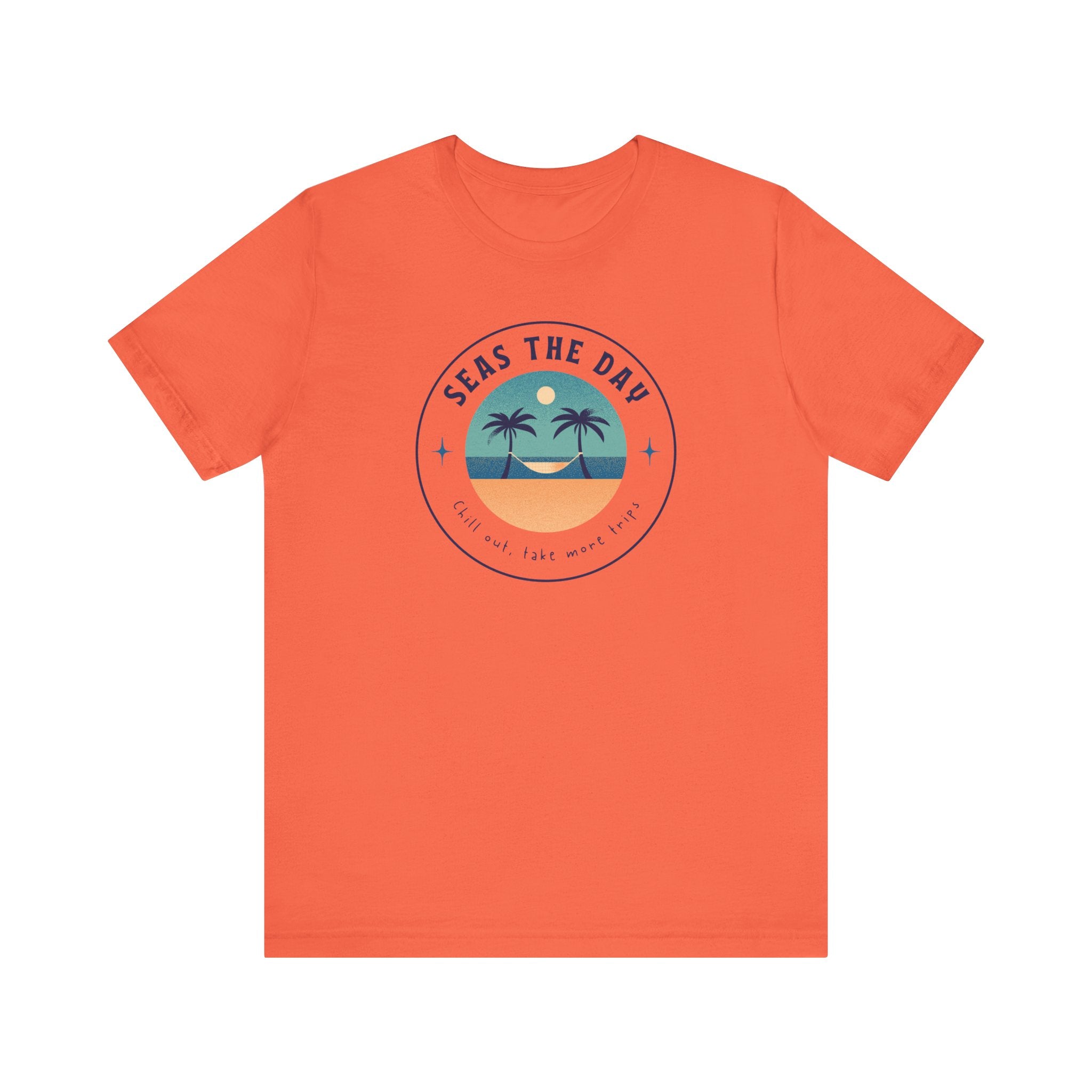 Seas the Day Tee - Unisex Jersey Short Sleeve Shirt for Beach Lovers