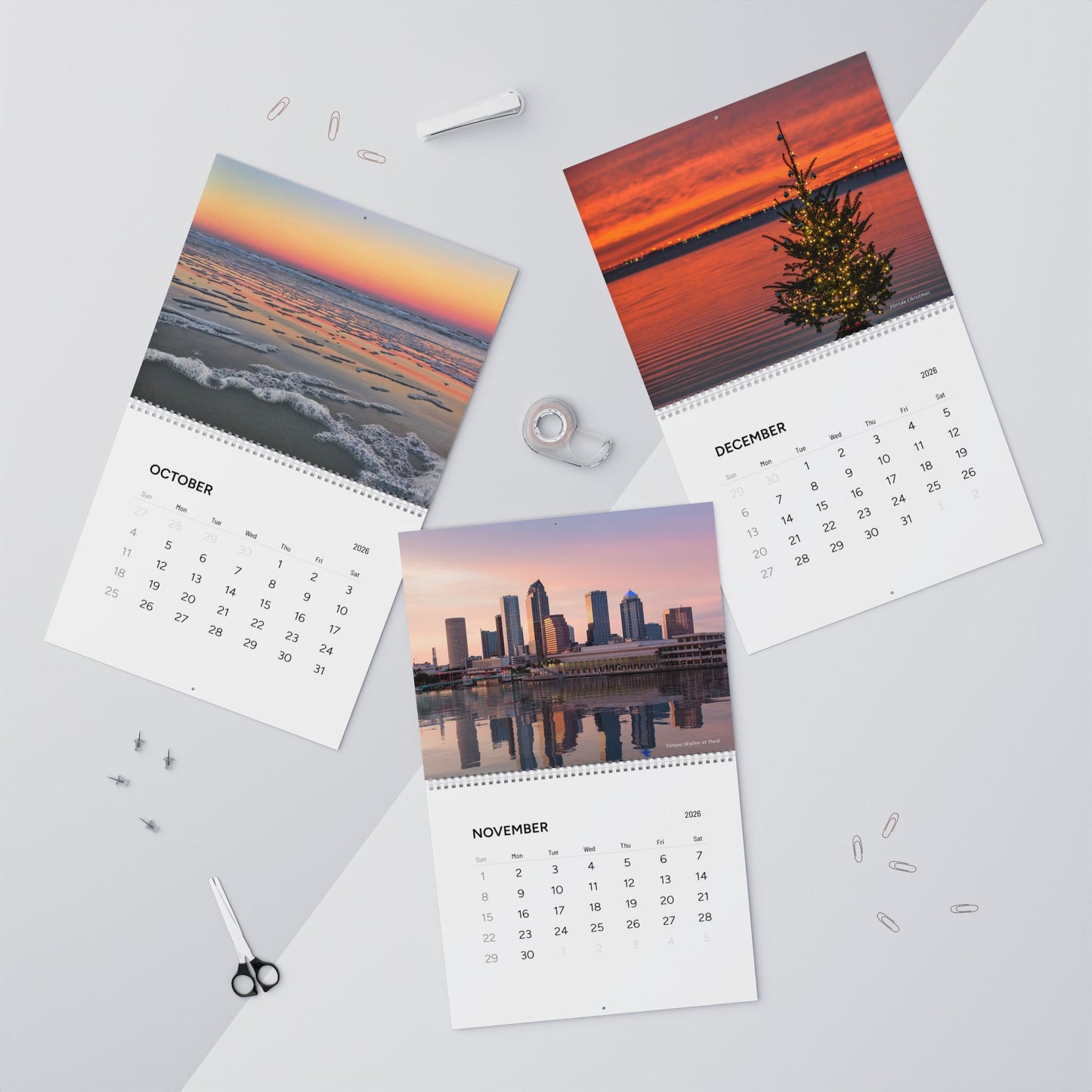 2026 Wall Calendar – Florida Sunsets