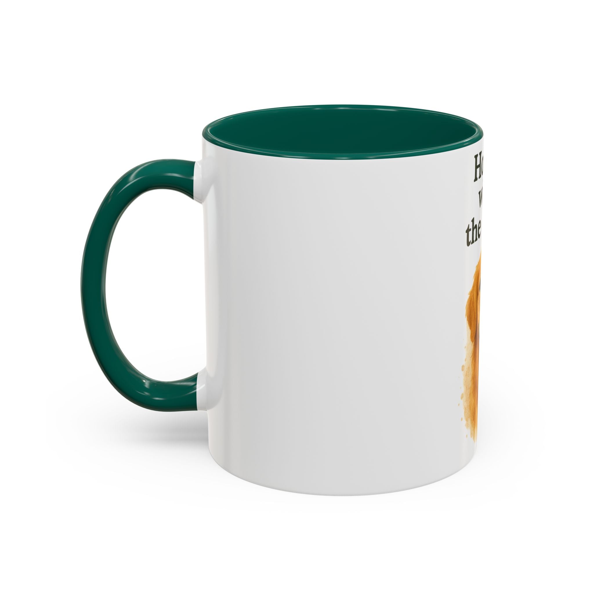 Home Is Where The Dog Is Mug – Colorful Pet Lover’s Coffee Cup (11oz, 15oz)