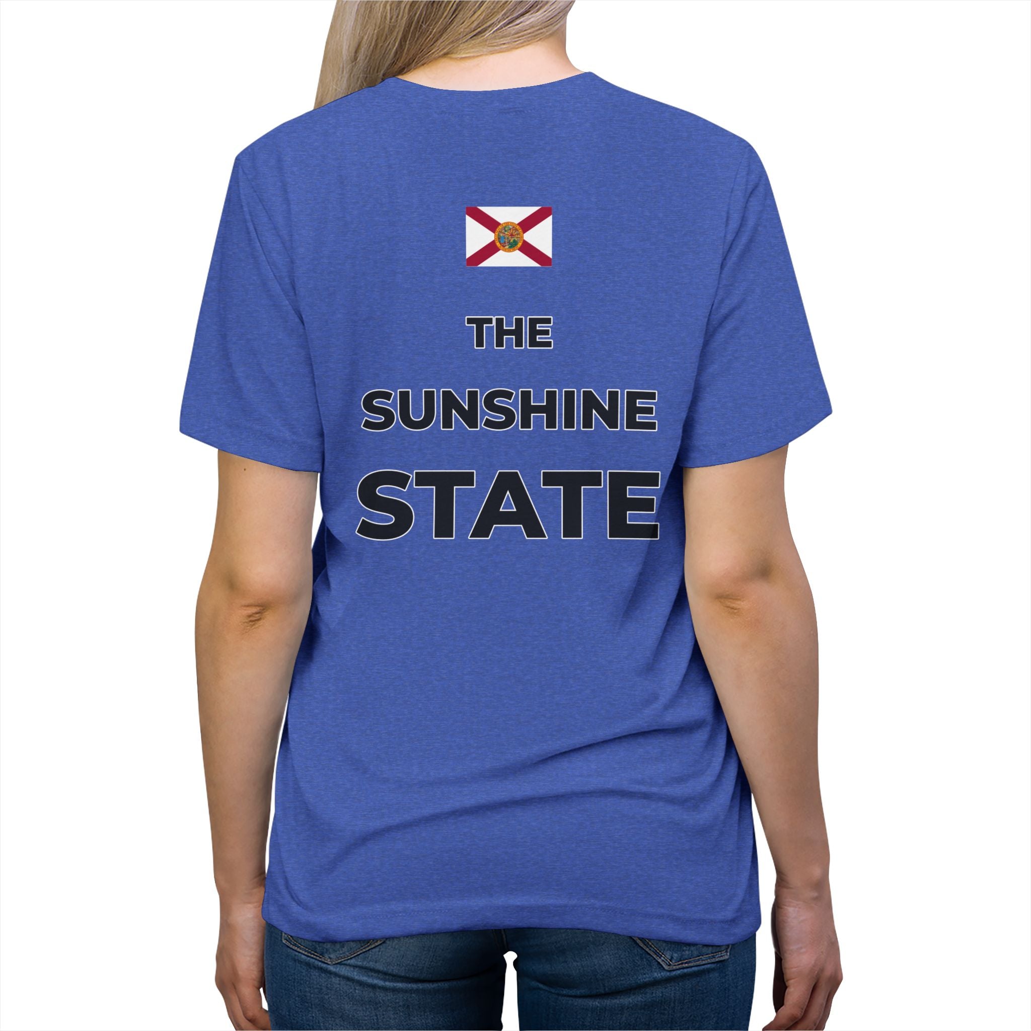 Florida Sunshine State Unisex Triblend Tee - Casual Summer Style