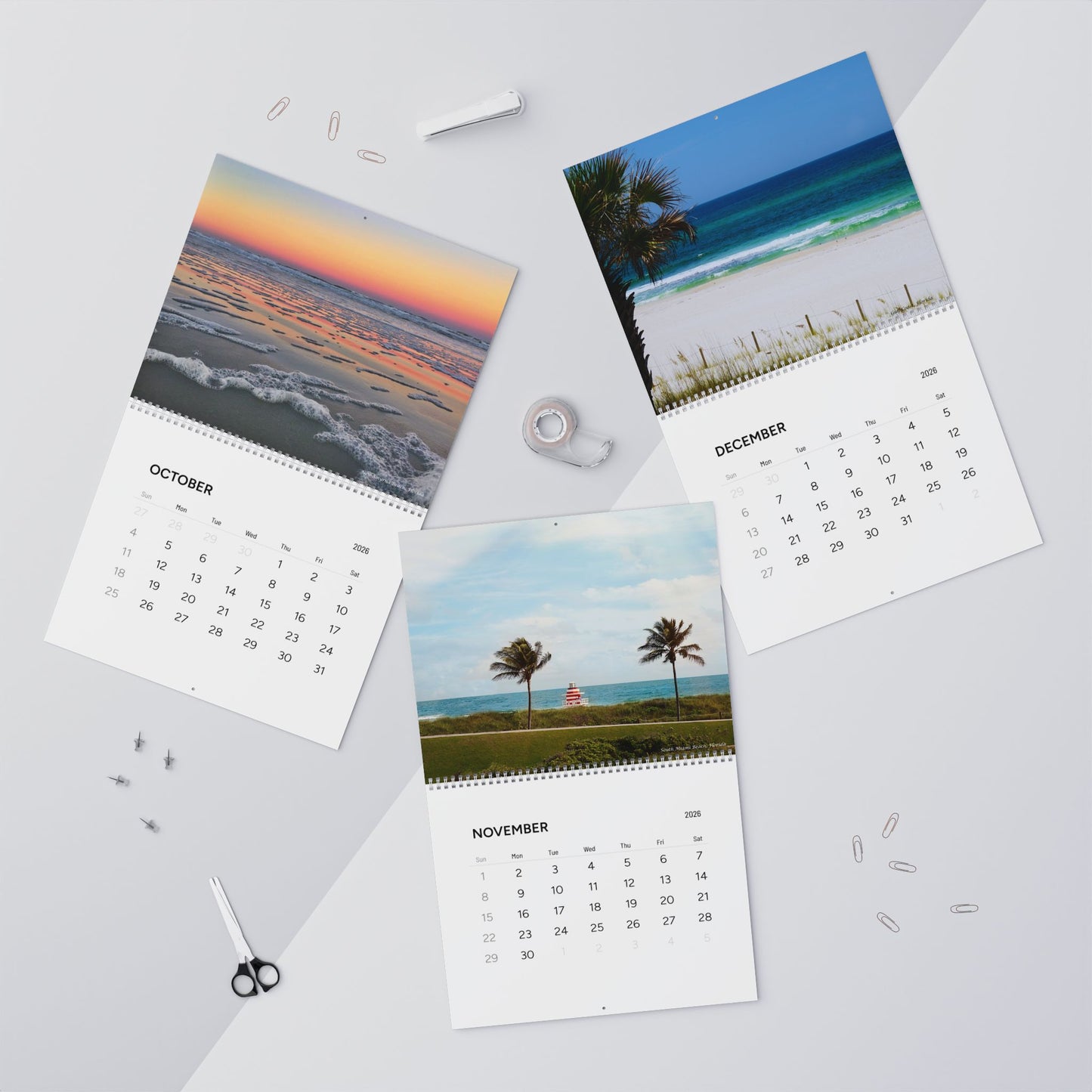 2026 Wall Calendar – Florida Coast