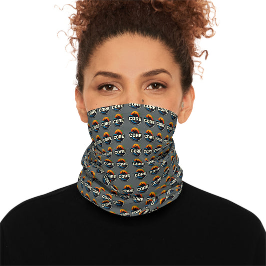 CORE Logo Neck Gaiter — Repeating Pattern Face Shield