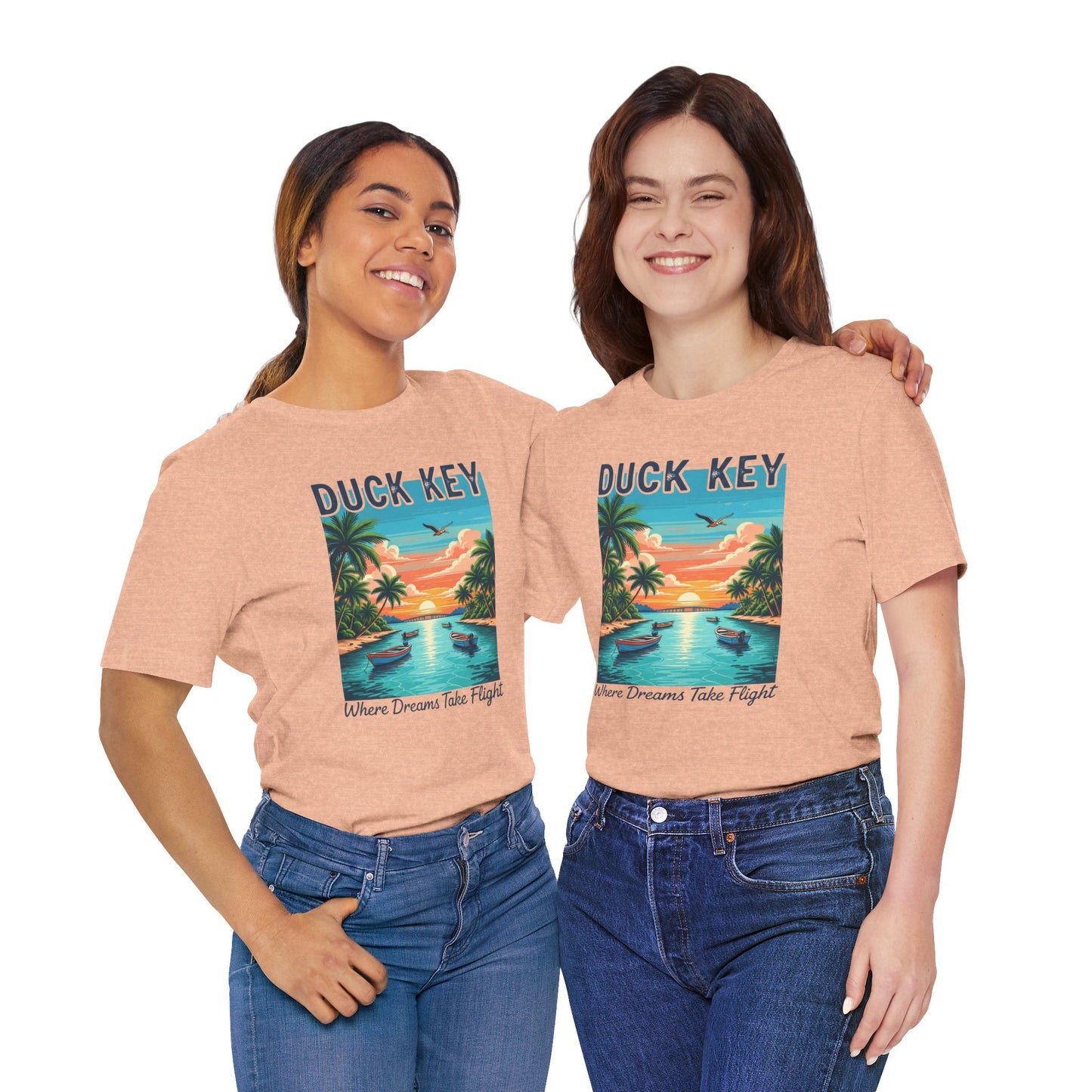 FLORIDA KEYS COLLECTION Duck Key Dreamscape Unisex Tee - Beach Vibes Shirt, Vacation T-Shirt