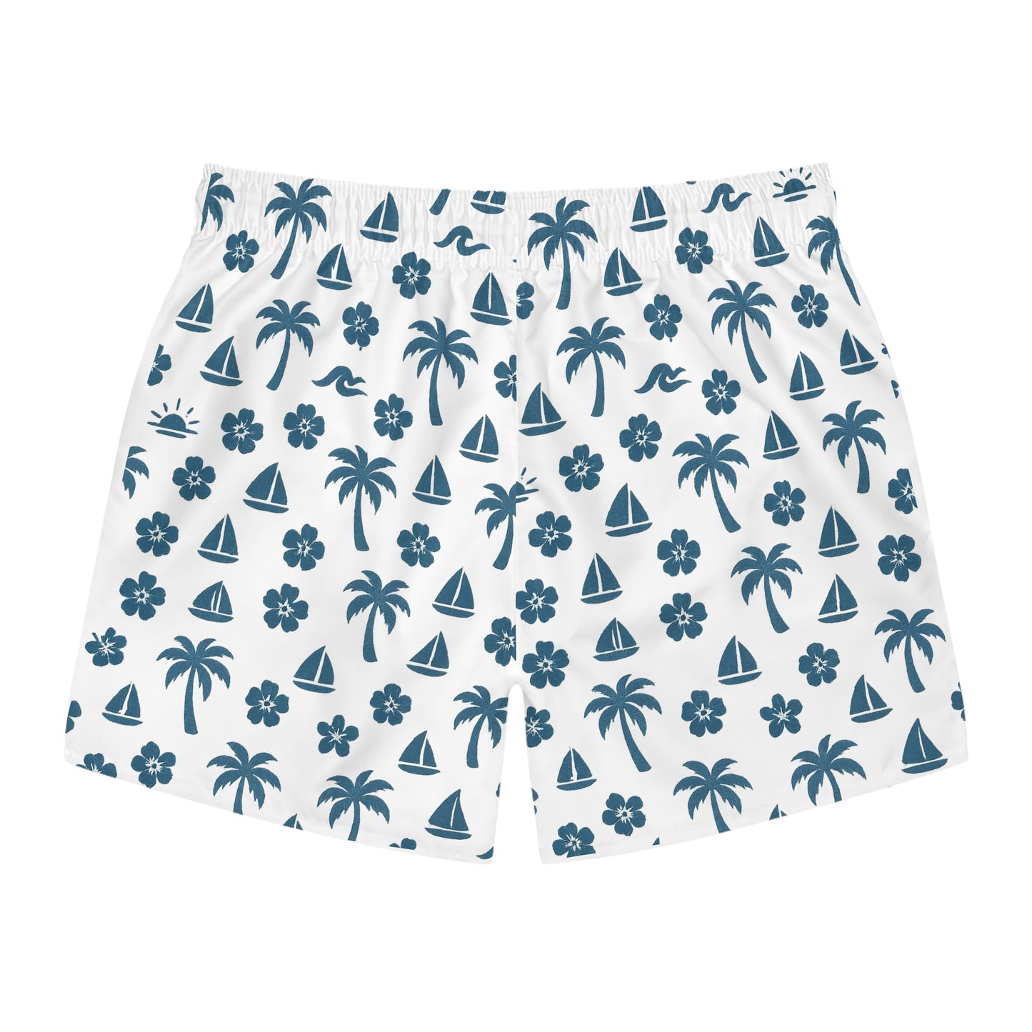 Tropical Paradise Swim Trunks - Beach Vibes for Summer Fun