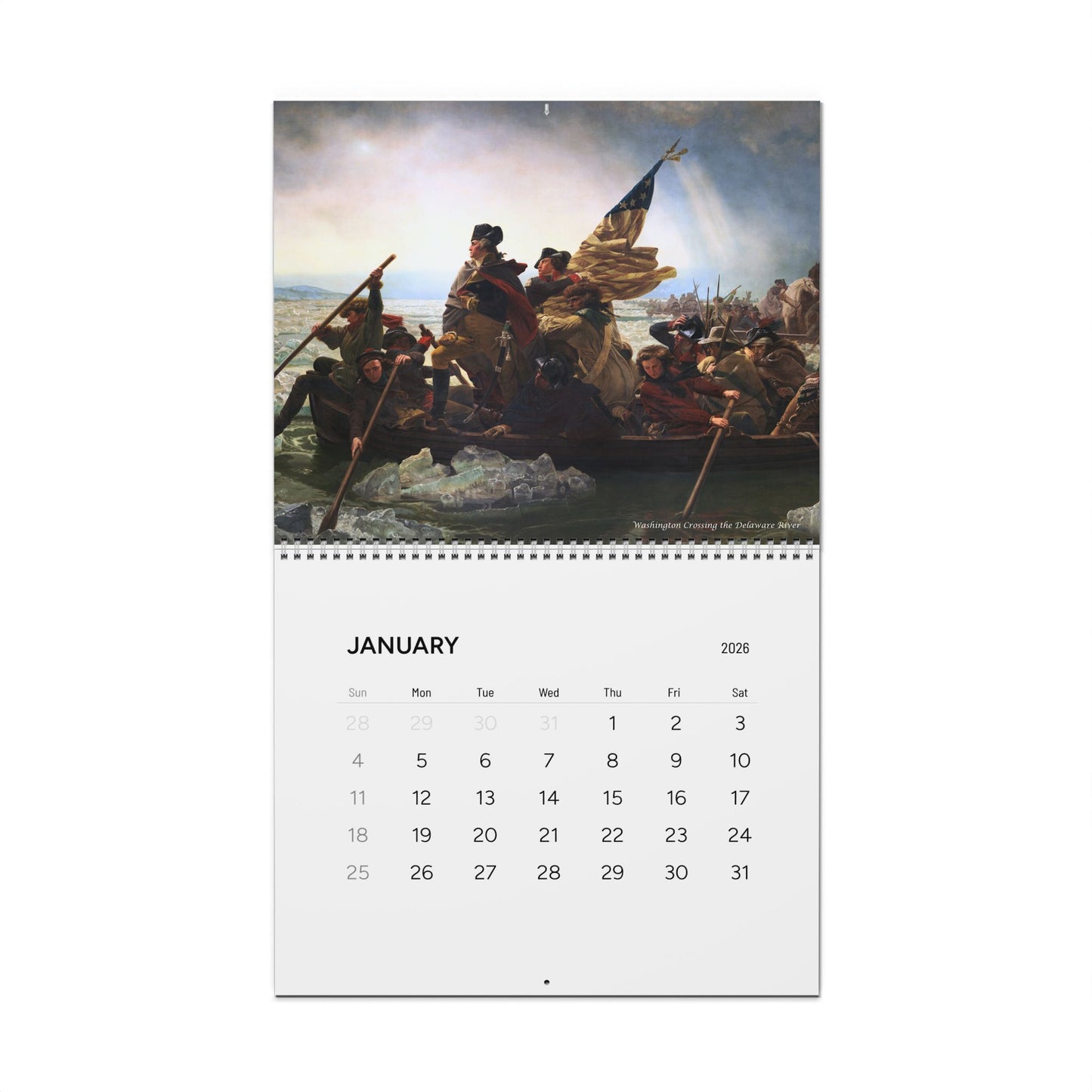 2026 Wall Calendar – USA 250th Anniversary Edition