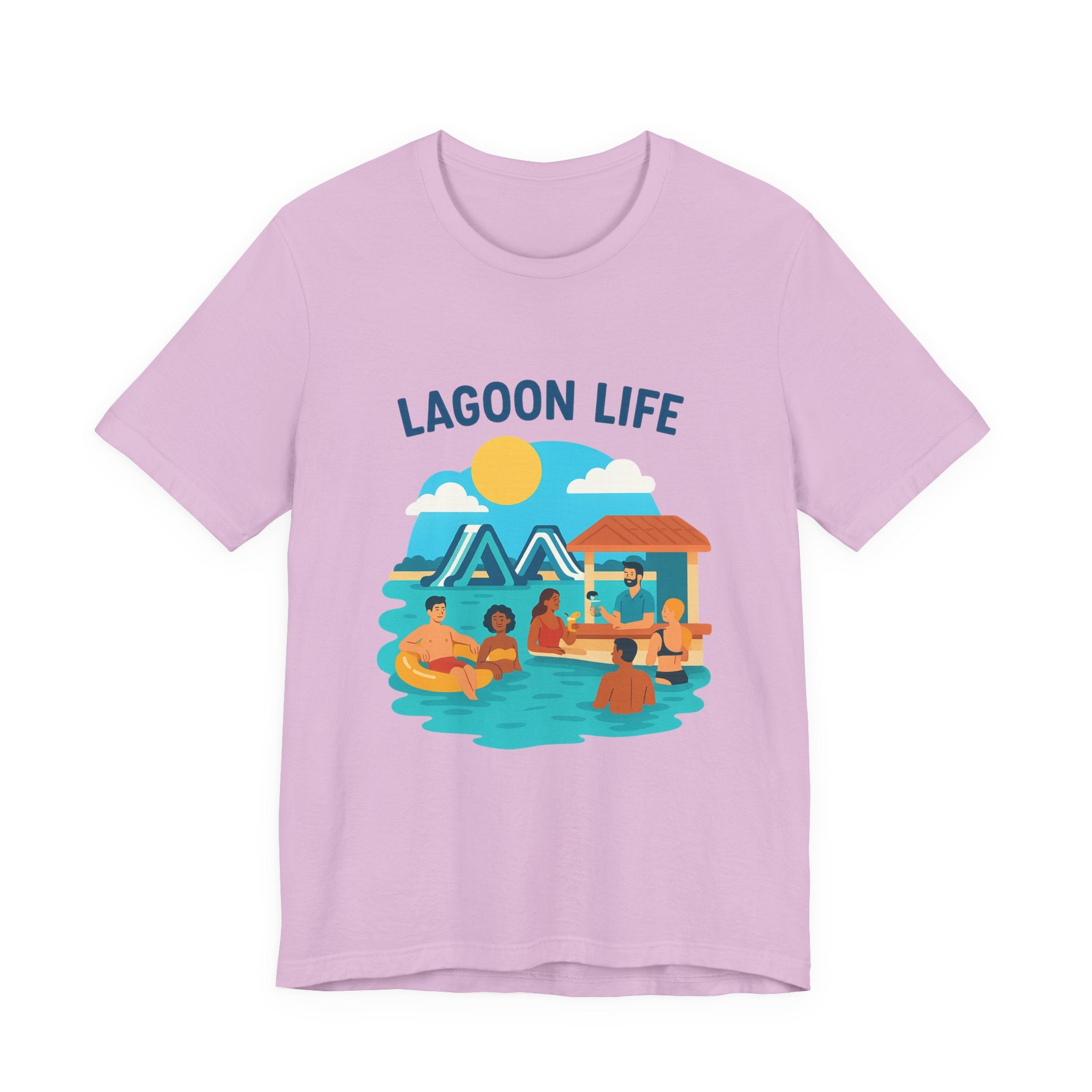 Lagoon Life Tee, Relaxed Vibe Shirt for Summer, Vacation Wardrobe Essential