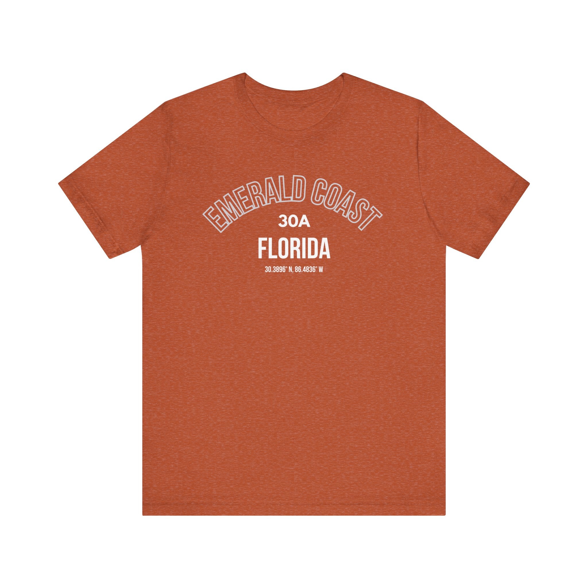 Emerald Coast 30A Florida Short Sleeve Tee - Casual Summer Shirt