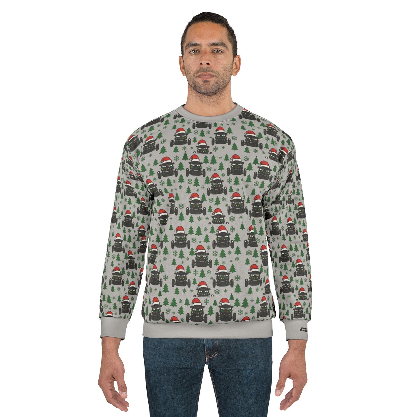 Can-Am Spyder Christmas Lights Sweatshirt — Festive For The Holidays