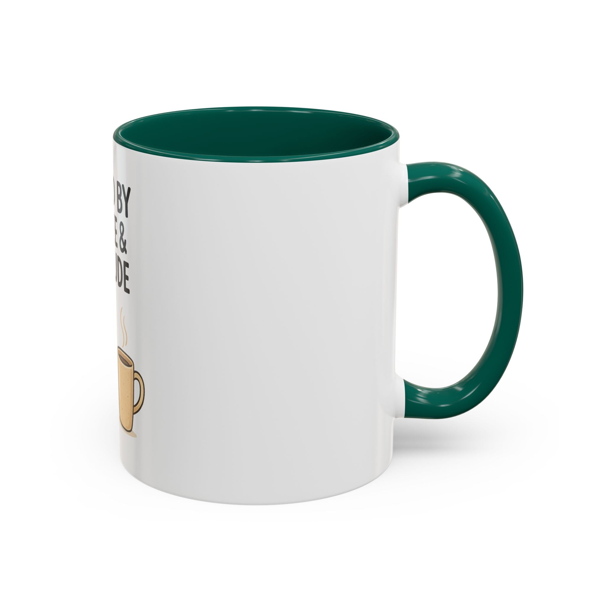 Funny Cat Mug - Fueled by Coffee & Cattitude - Perfect Gift for Cat Lovers