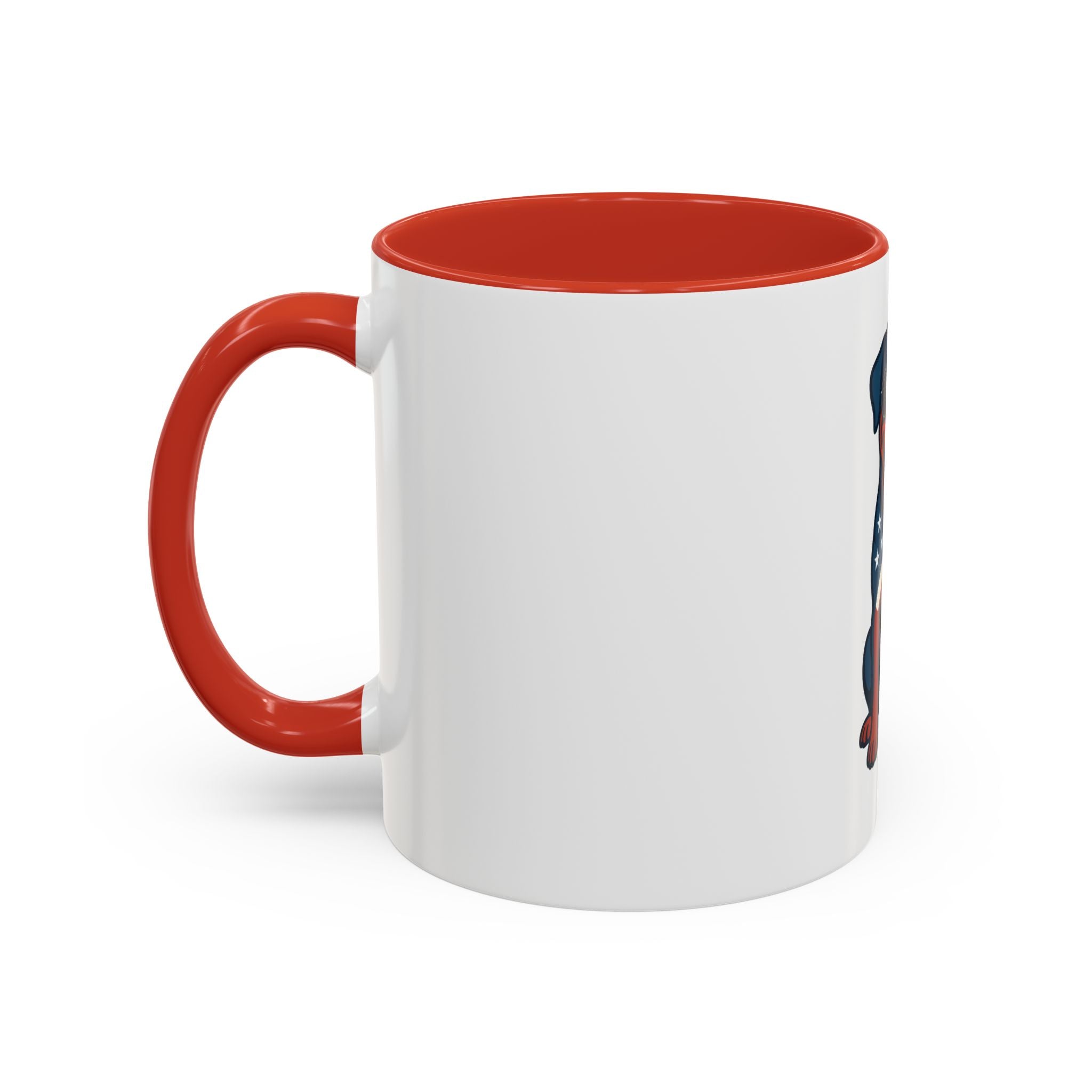 Patriotic Dog Mug, Rottweiler Coffee Cup, Cute Pet Lover Gift