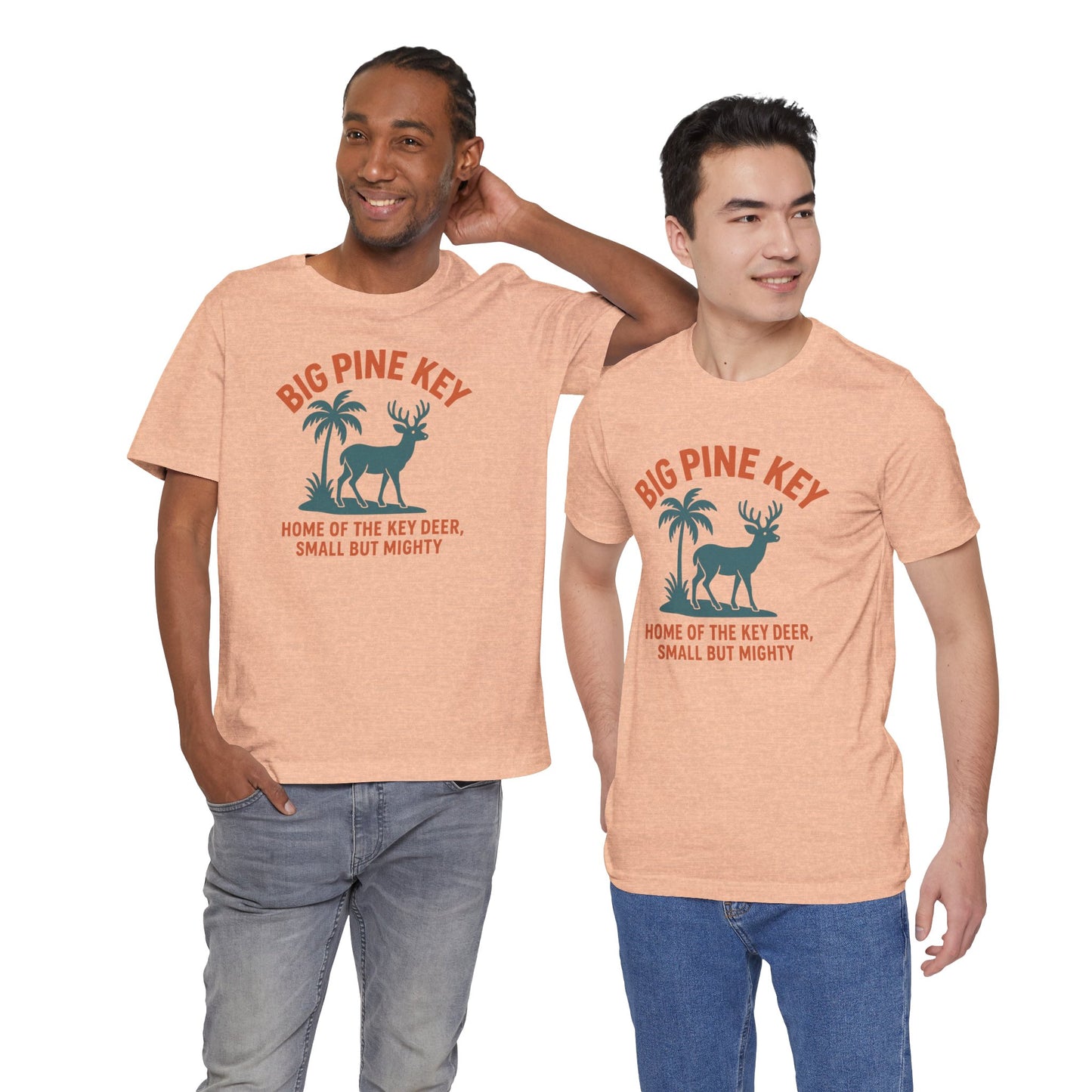 FLORIDA KEYS COLLECTION Big Pine Key Unisex Tee – Home of the Key Deer, Relaxed Fit Casual Shirt