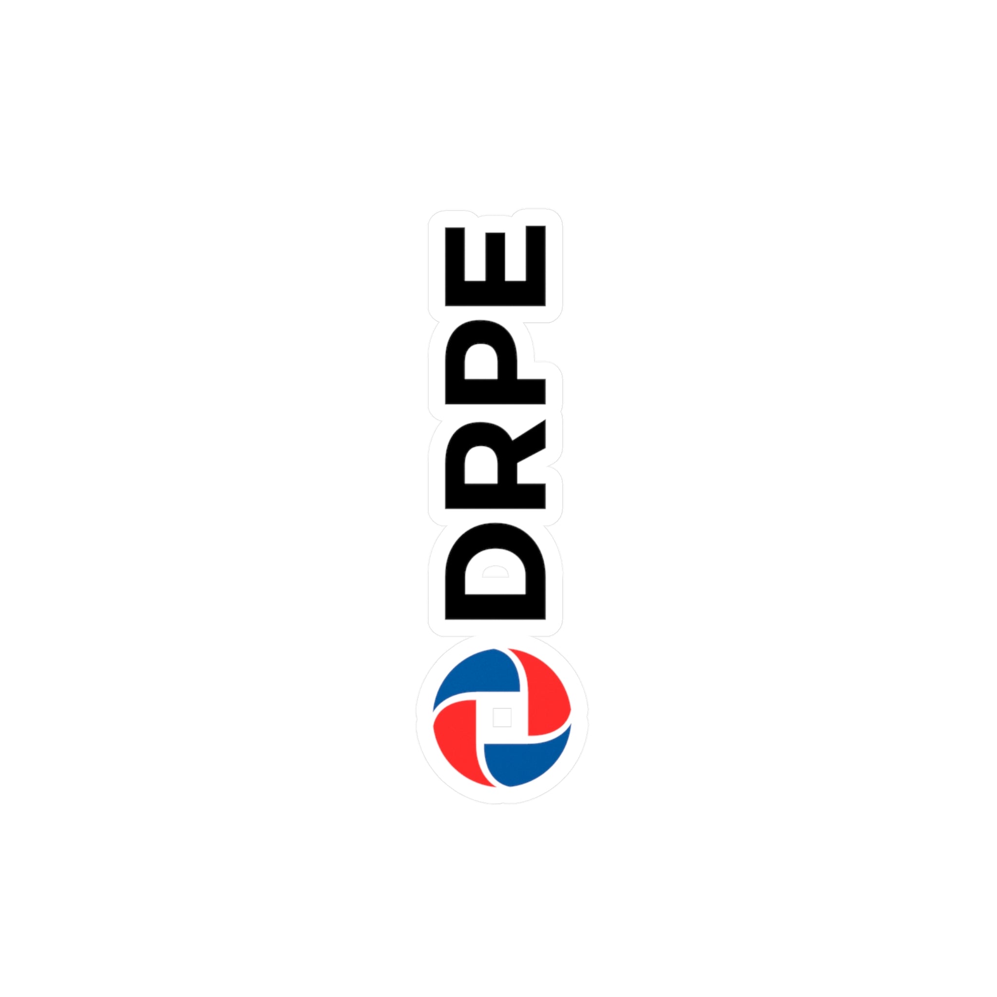 DRPE Vertical Logo Vinyl Decal