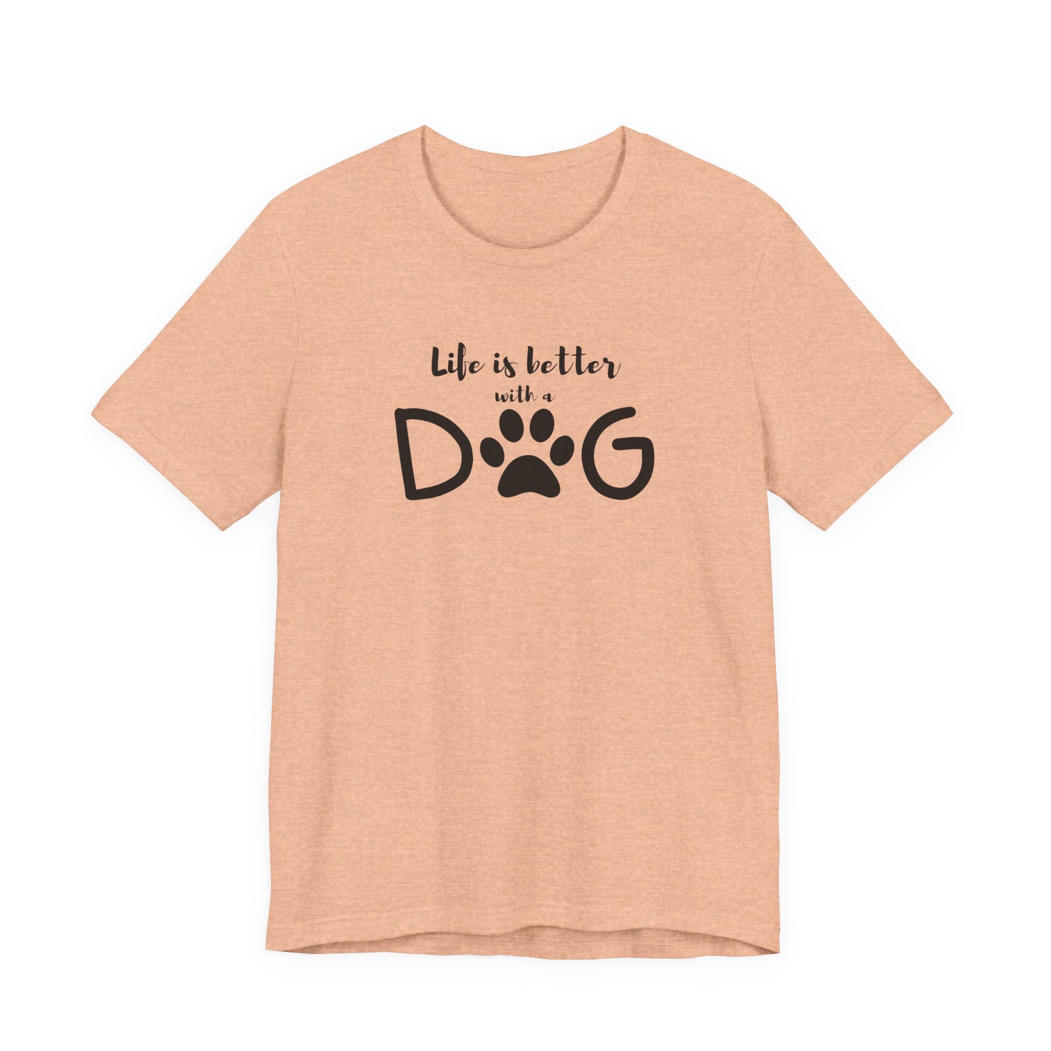Life is Better with a Dog Unisex Jersey Tee
