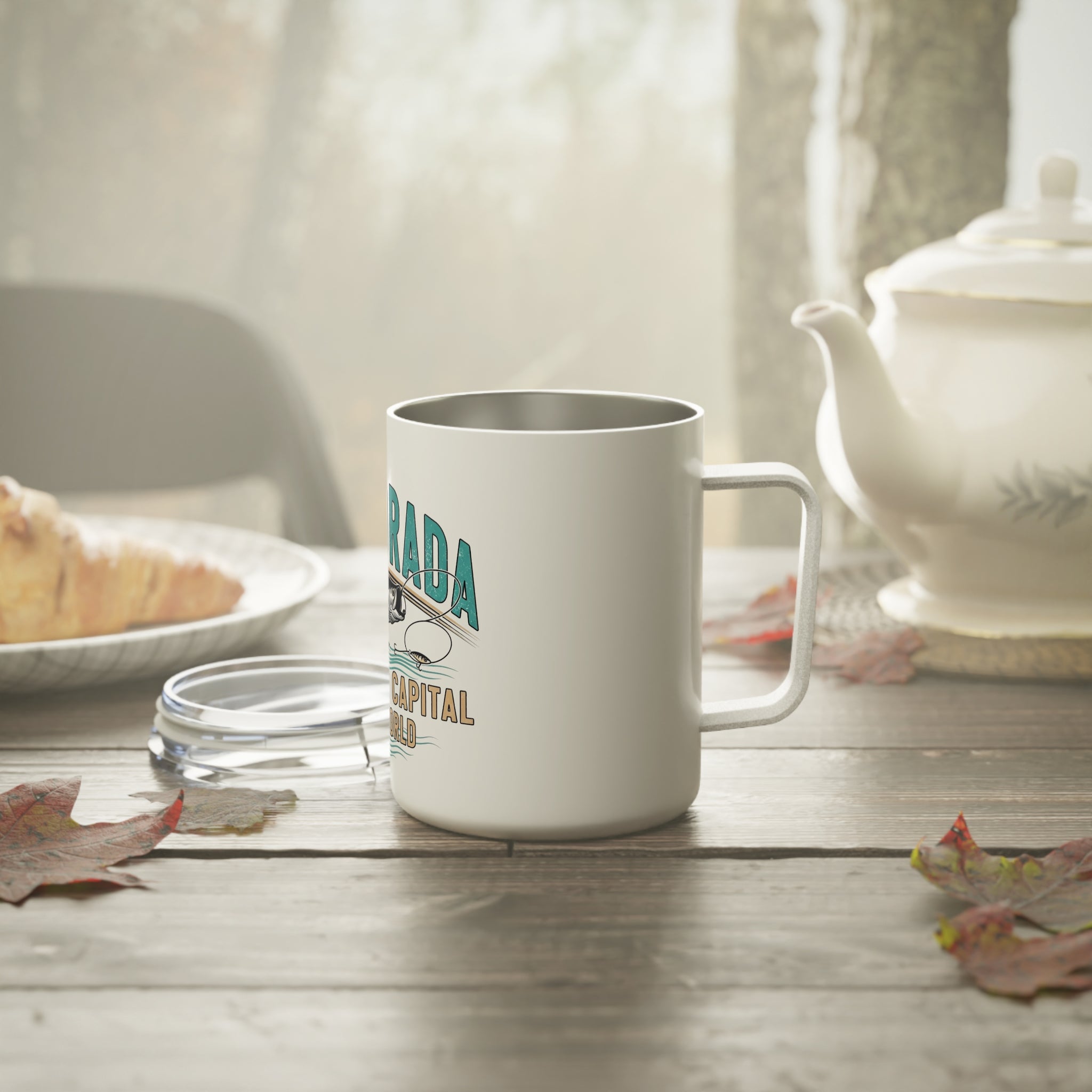 Islamorada Fishing Mug, Insulated Coffee Cup, Perfect for Fishing Lovers, Gifts for Anglers, Beach or Lakehouse Decor, 10oz Travel Mug