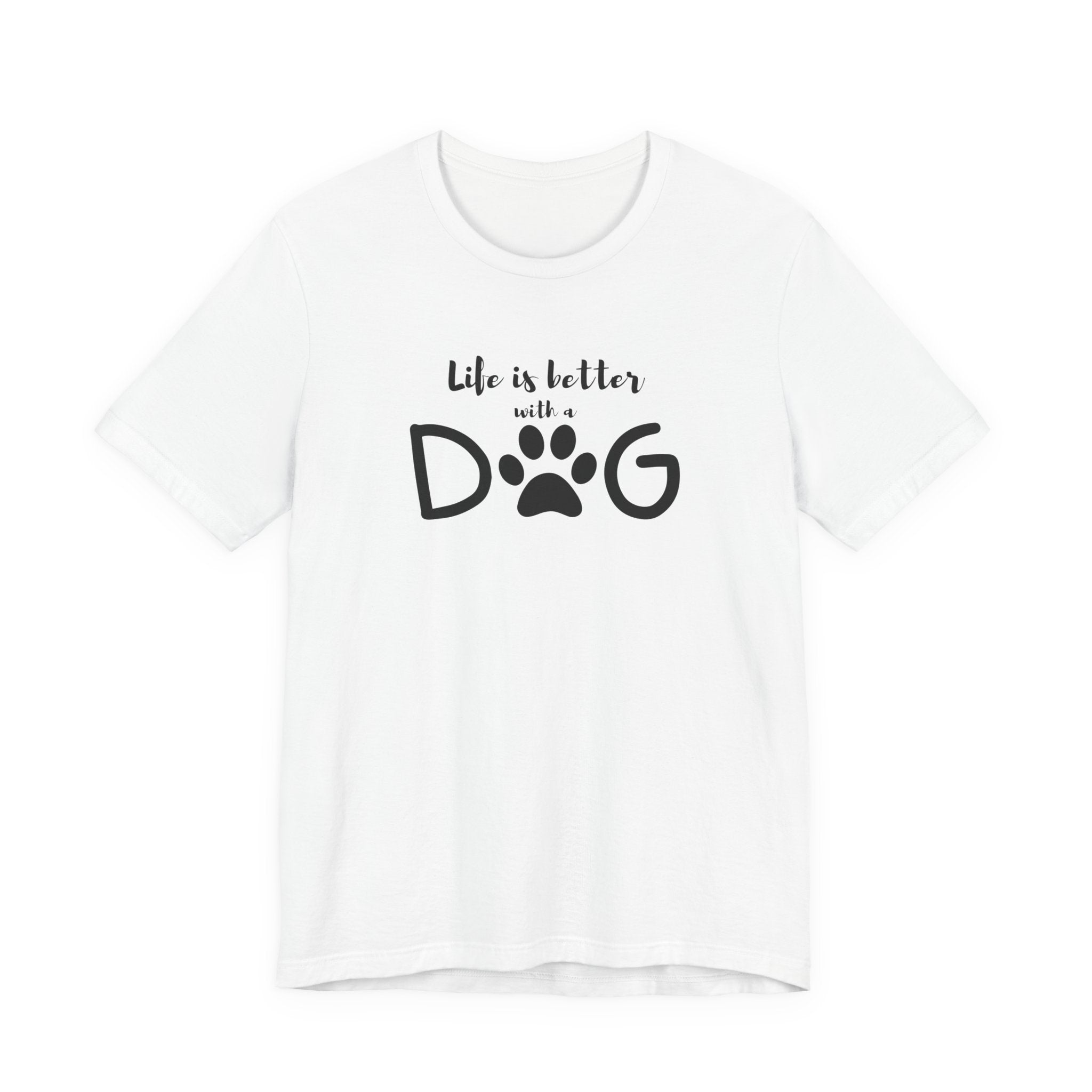 Life is Better with a Dog Unisex Jersey Tee