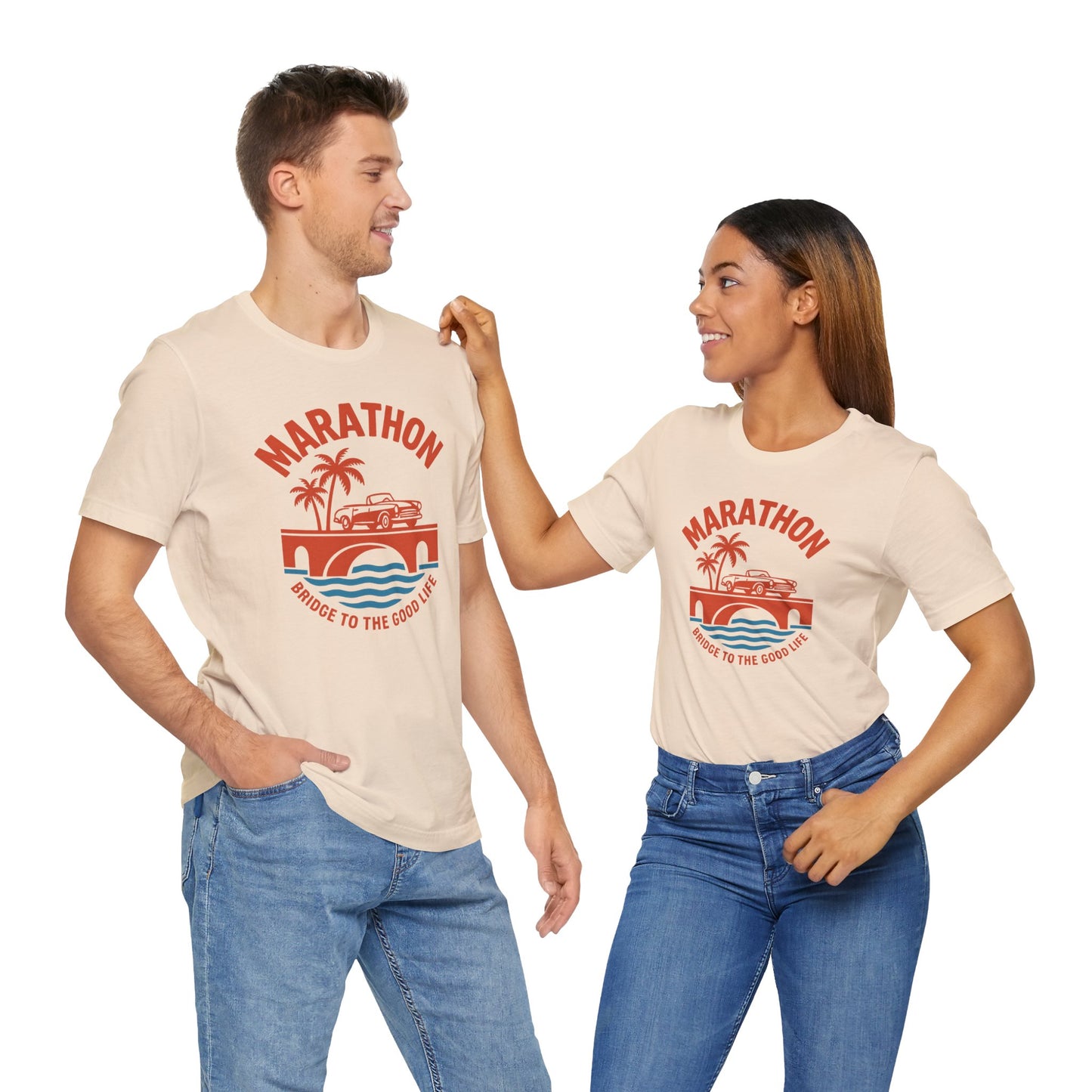FLORIDA KEYS COLLECTION Marathon Beach Vibes Tee | Unisex Jersey Tee, Summer Fashion
