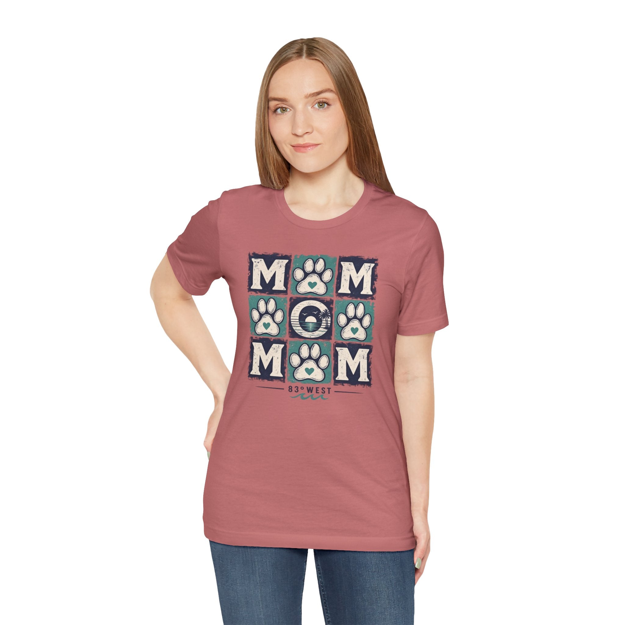 Dog Mom T-Shirt – Dogs and Sunsets Go Together for Dog Moms