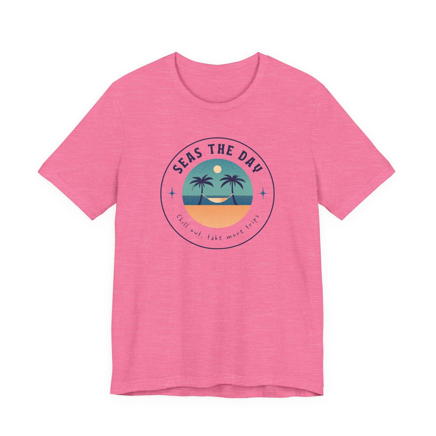 Seas the Day Tee - Unisex Jersey Short Sleeve Shirt for Beach Lovers