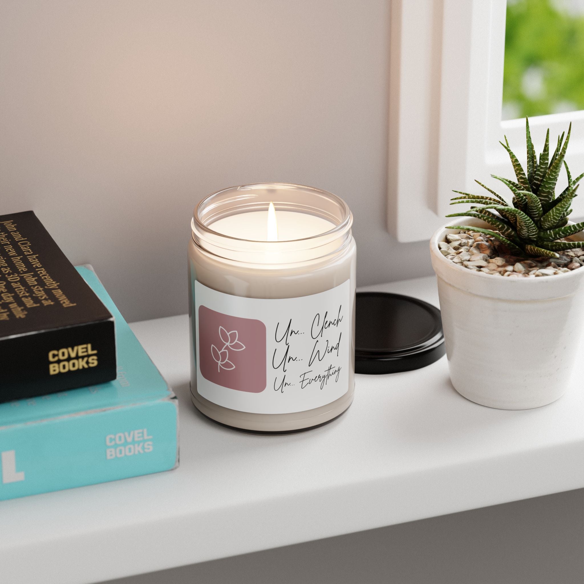 Scented Soy Candle - U... Clinch Un... Wind Un... Everything, Aromatherapy, Home Decor, Gift for Her, Relaxation, Self-Care