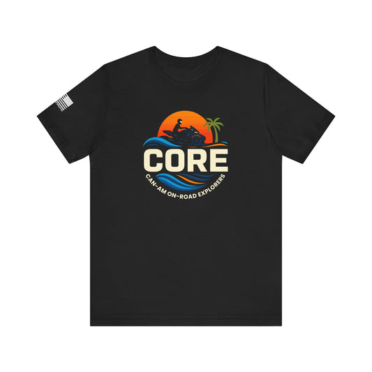 CORE New Logo Unisex Jersey Tee | Adventure Lovers Shirt, Casual Apparel