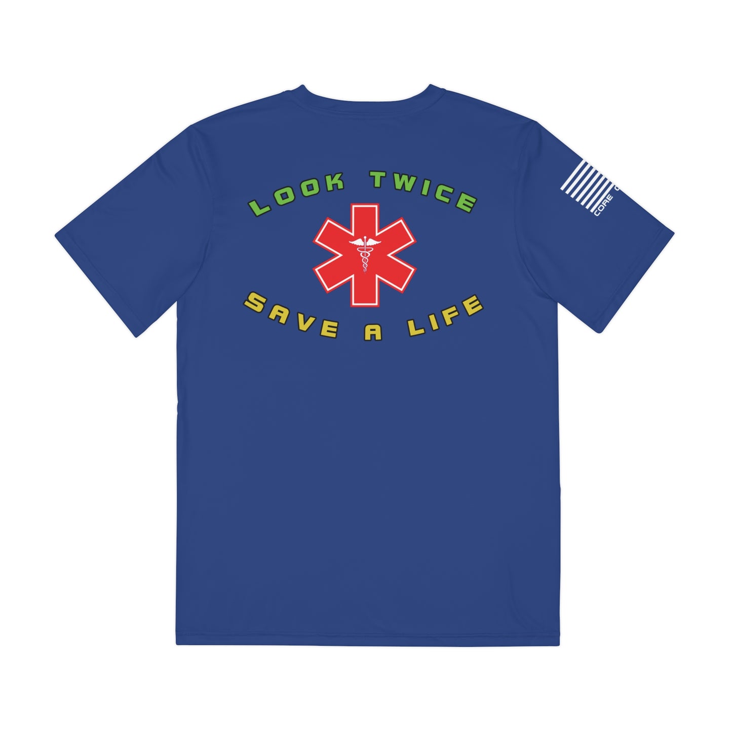 CORE LOOK TWICE Men's Polyester Tee