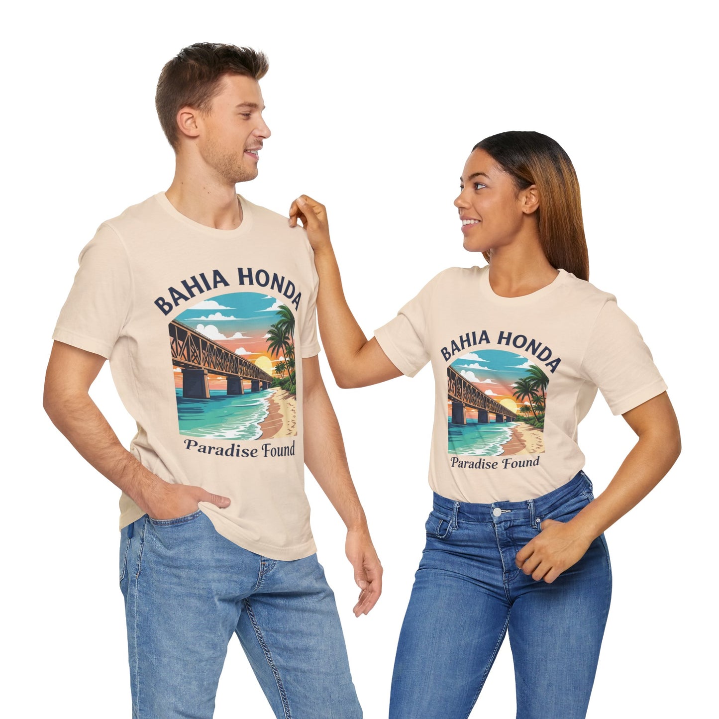 FLORIDA KEYS COLLECTION Bahia Honda Paradise Found Tee, Beach Vibes Shirt, Unisex Summer T-Shirt