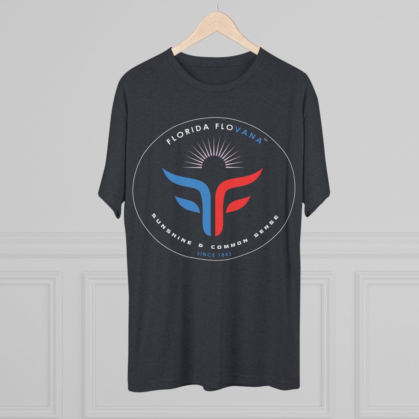 FLORIDA FLOVANA LOGO Unisex Tri-Blend Crew Tee