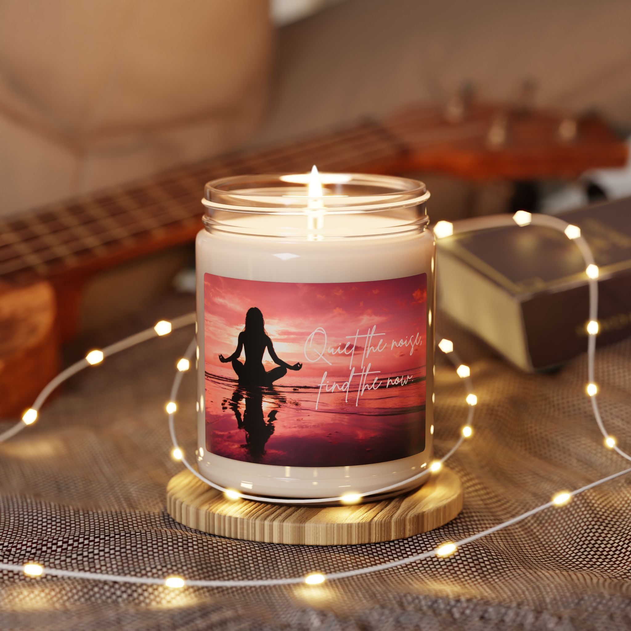 Serene Retreat Scented Candle - Calm Atmosphere Decor, Mindfulness Gift, Aromatherapy, Home Spa, Relaxation