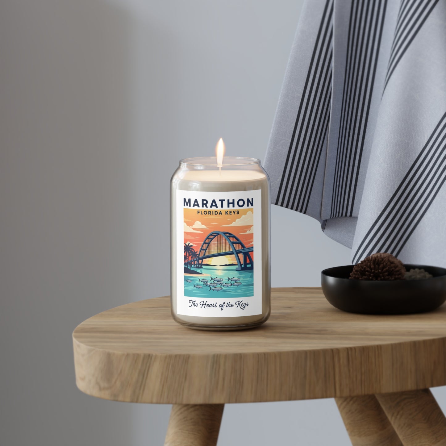 Coastal Paradise Scented Soy Candle, Aromatherapy, Home Decor, Gift for Her, Beach Vibes, Relaxation, Marathon Florida Keys