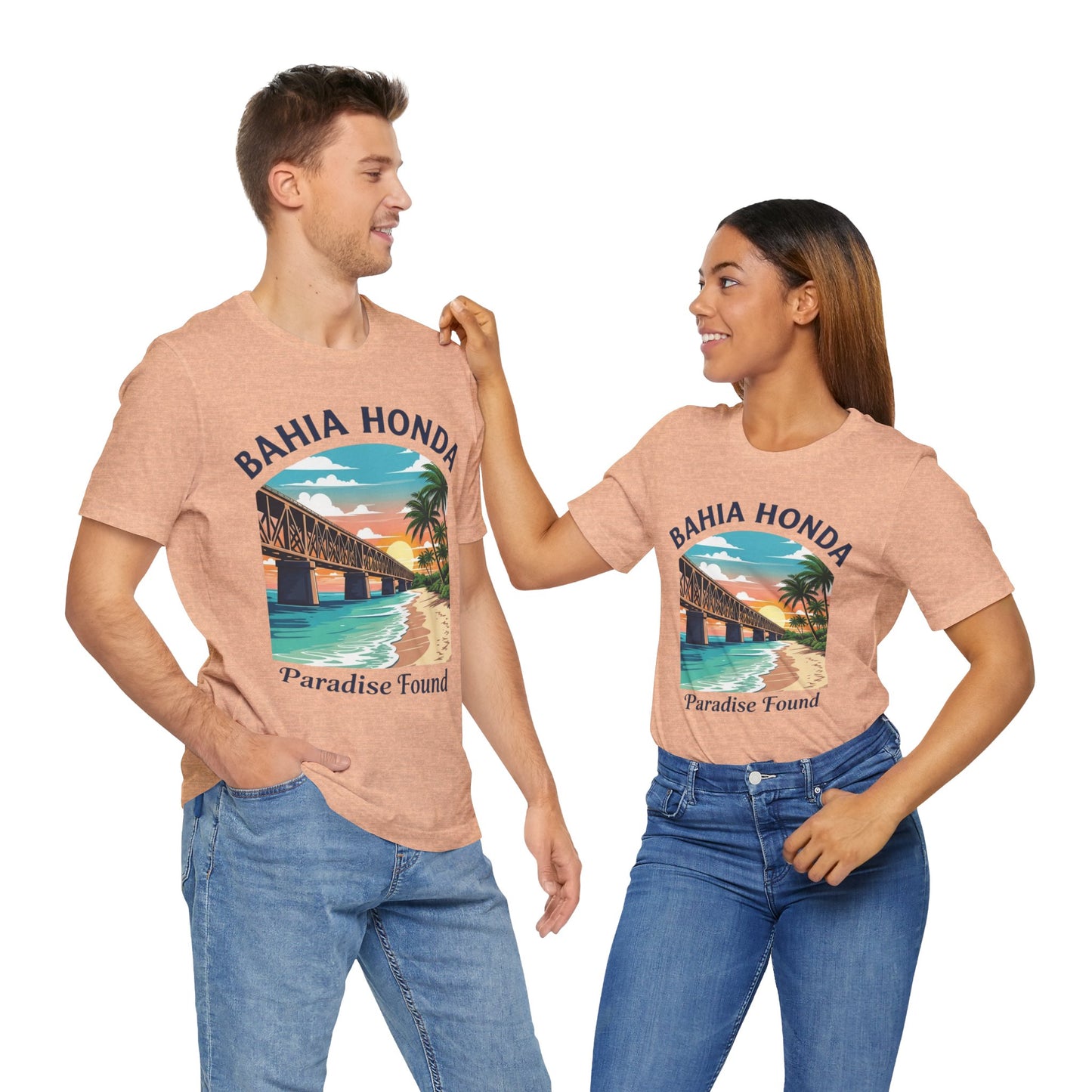 FLORIDA KEYS COLLECTION Bahia Honda Paradise Found Tee, Beach Vibes Shirt, Unisex Summer T-Shirt